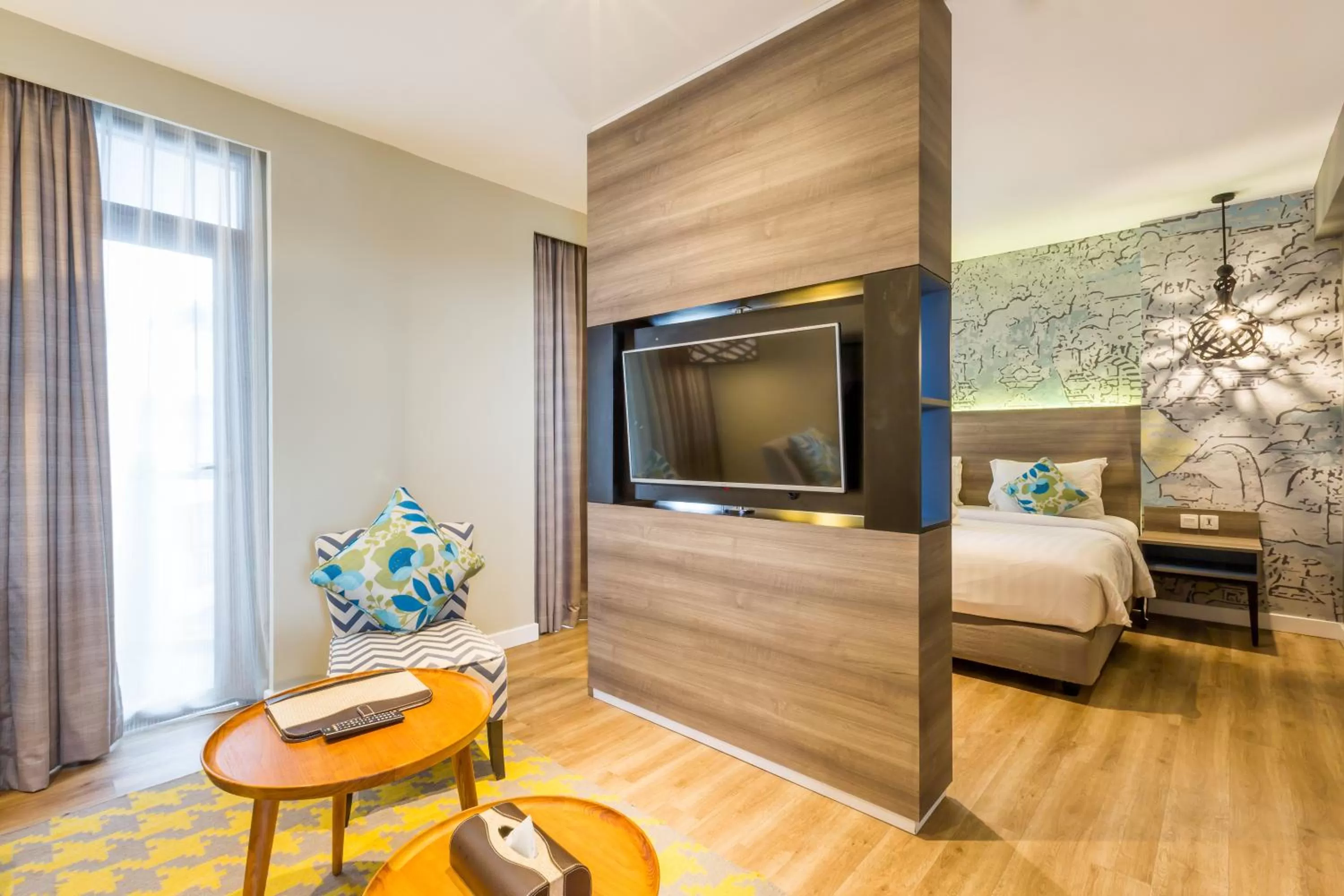 Coffee/tea facilities, Bed in Wyndham Garden Kuta Beach Bali