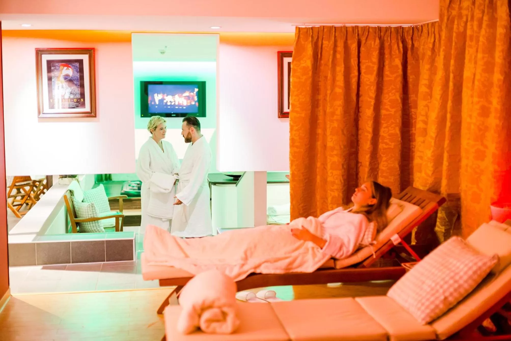 Sauna in Parkhotel Krone