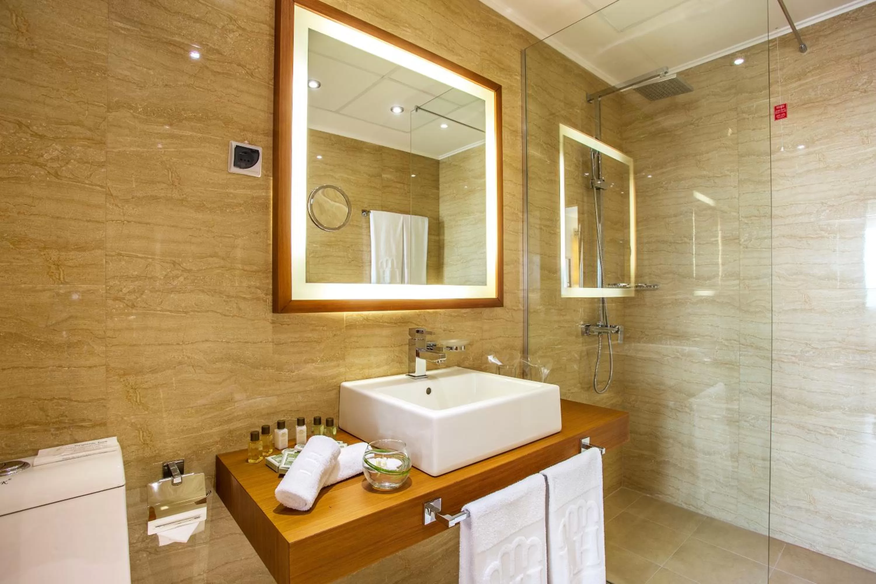 Shower in Landmark Creek Hotel Plovdiv