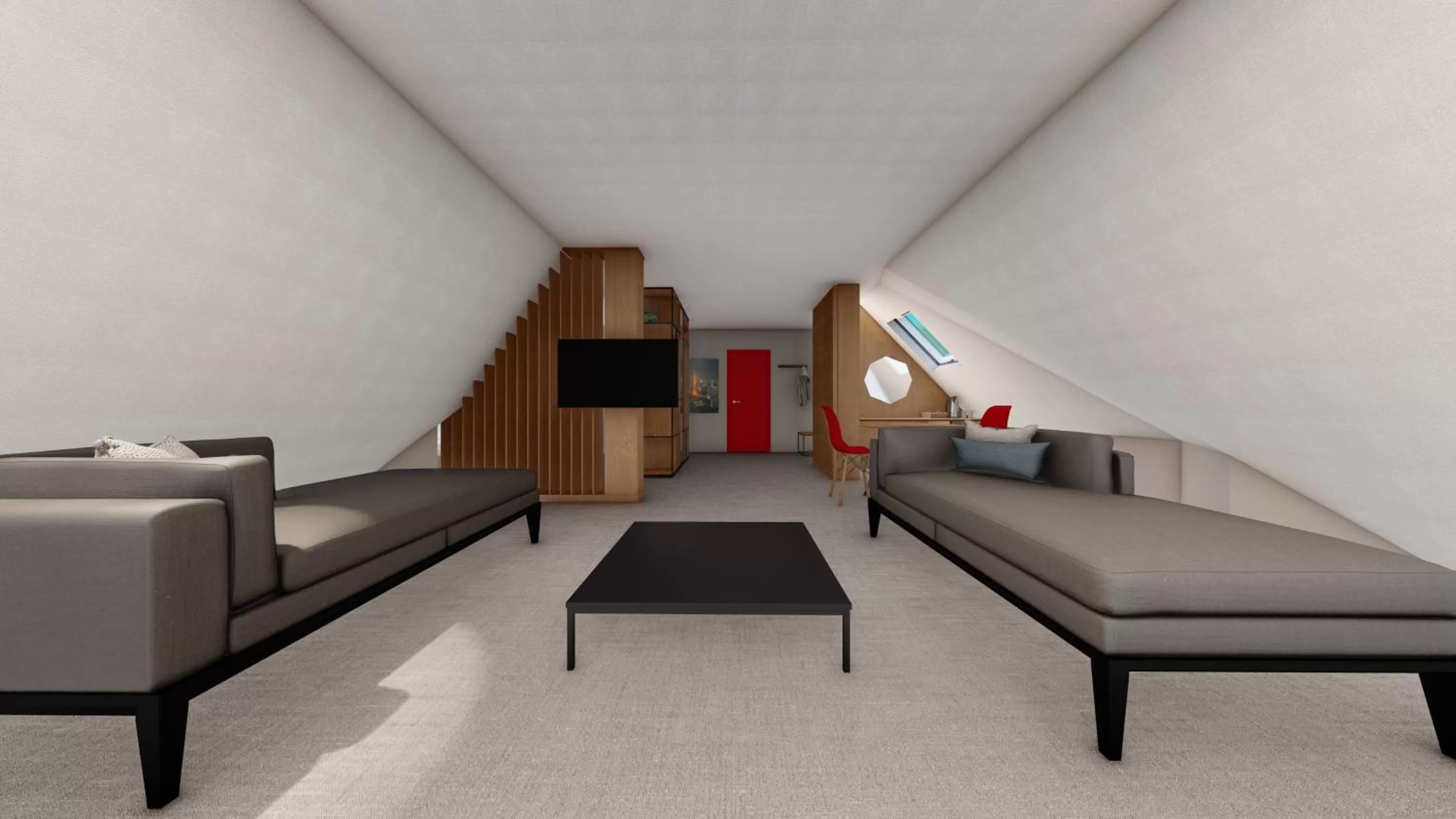 Seating area, Bed in Saint George Hotel & Medical Spa