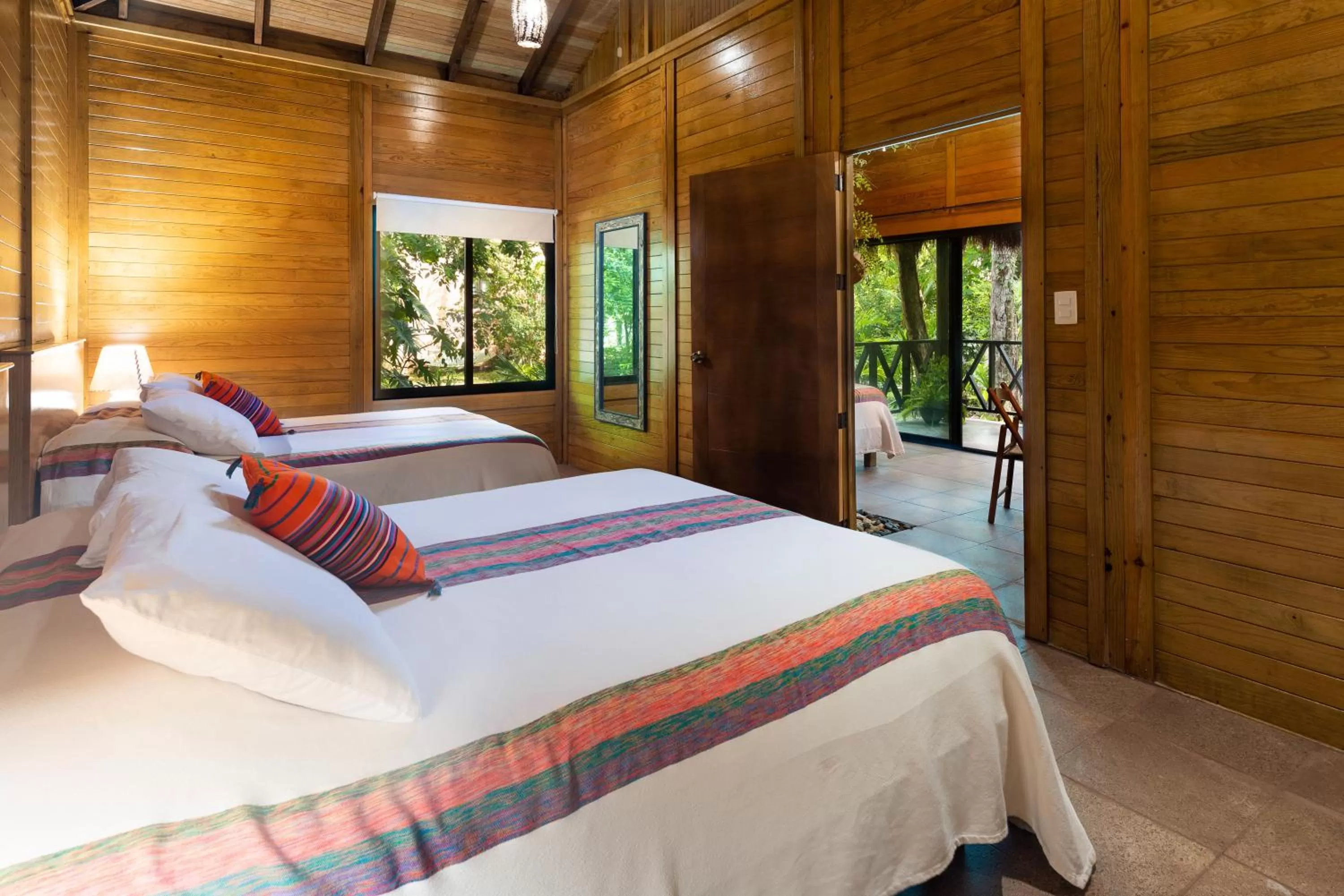 Bed in Villas El Encanto Cozumel