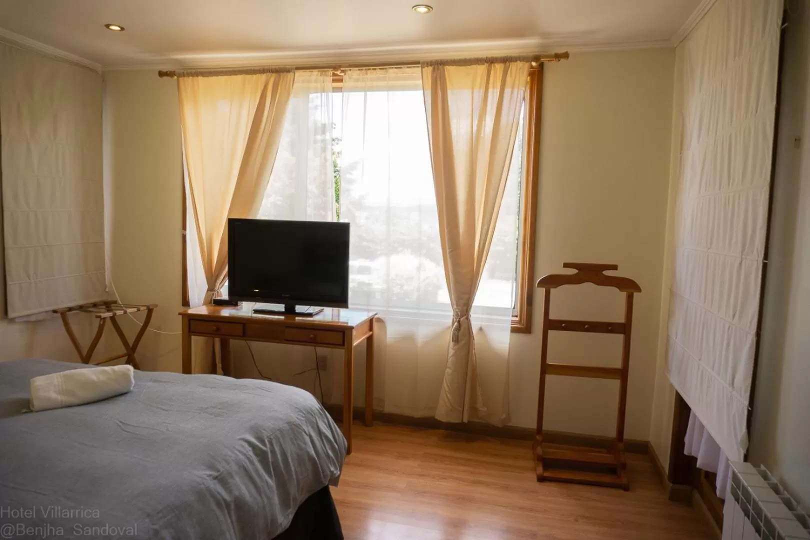 Bed in Hotel y Cabañas Villarrica