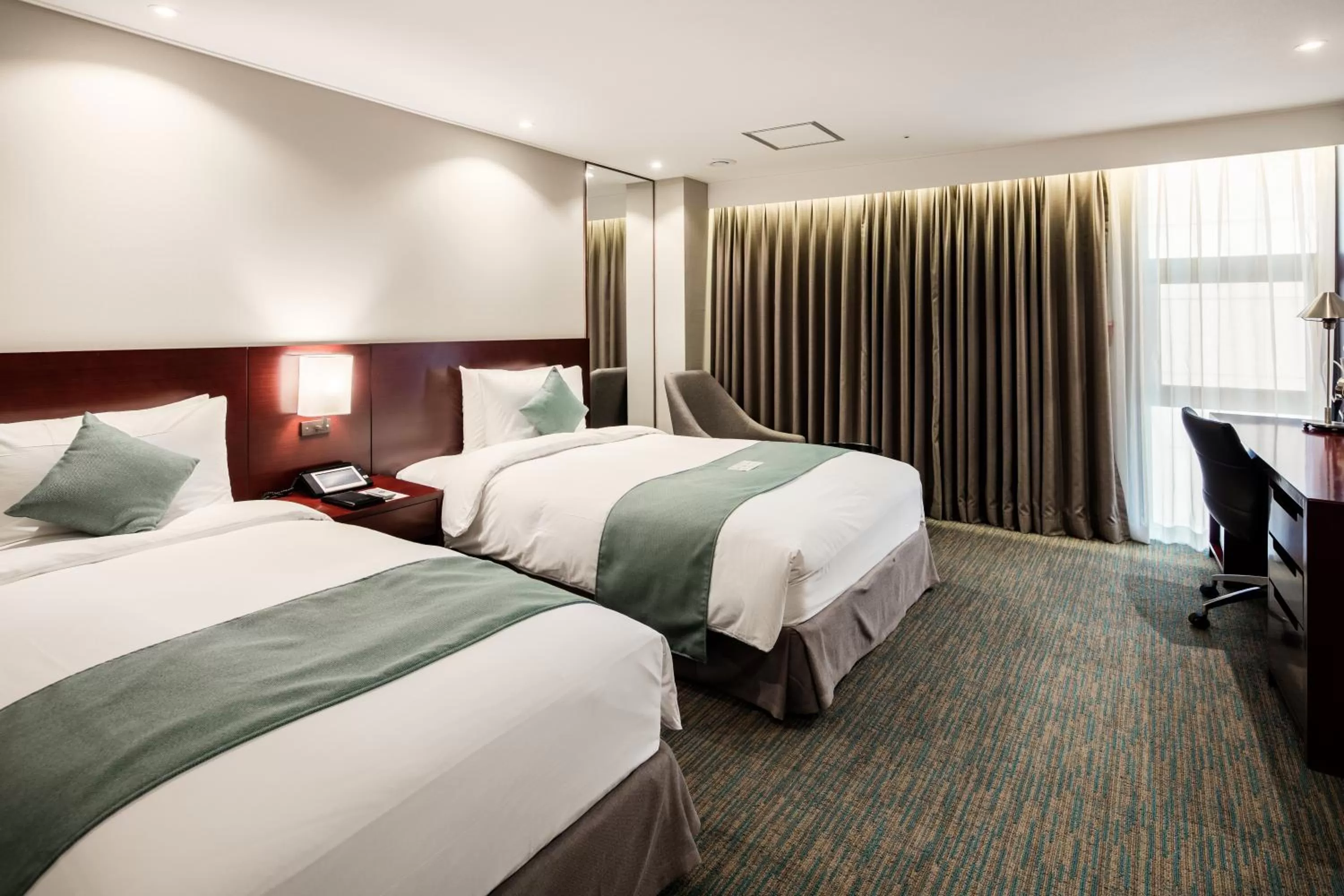 Decorative detail, Bed in Sunshine Hotel