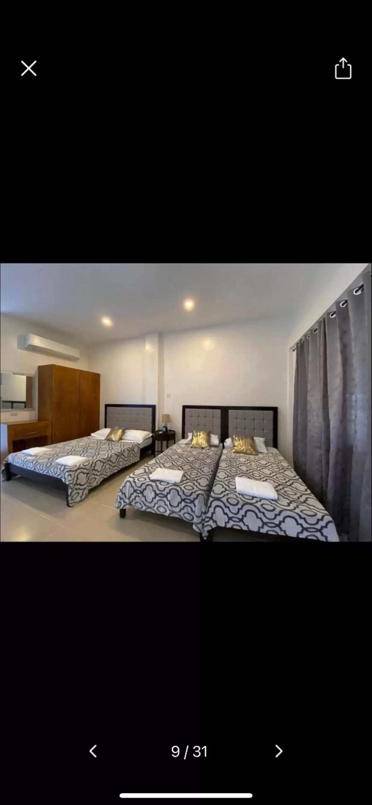 Bed in FIG Sunset View Resort