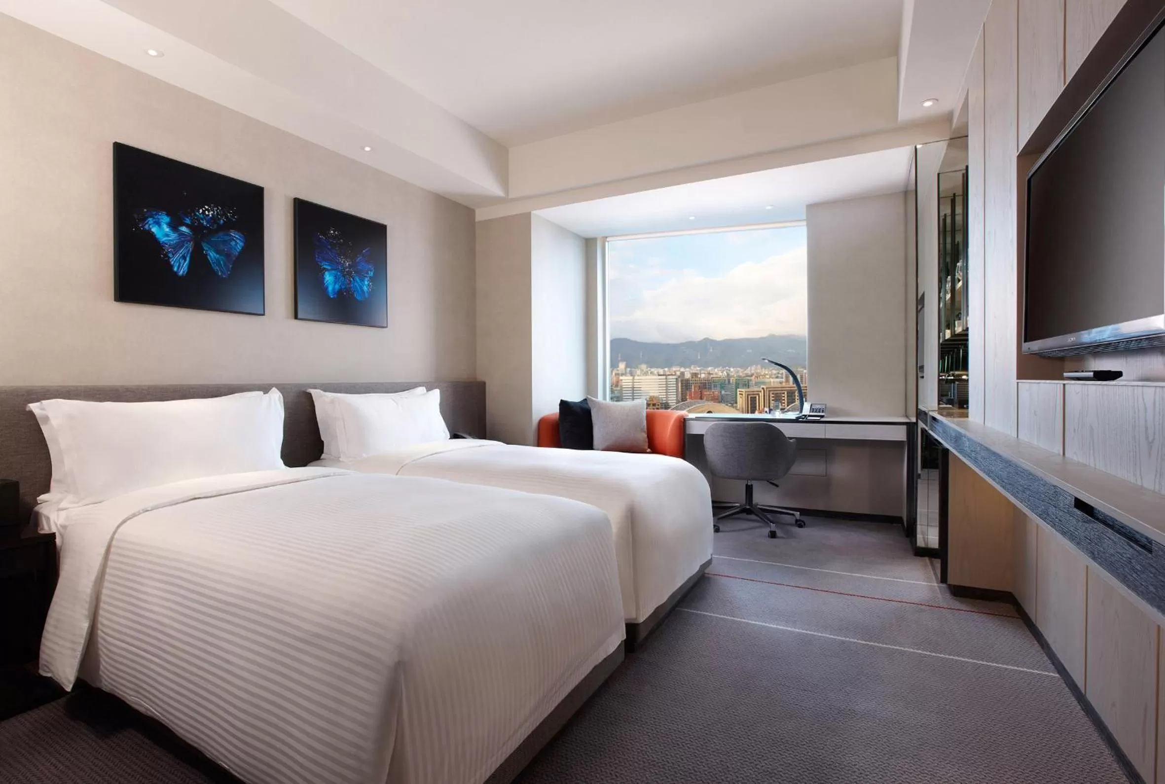 Bed in Humble House Taipei, Curio Collection by Hilton