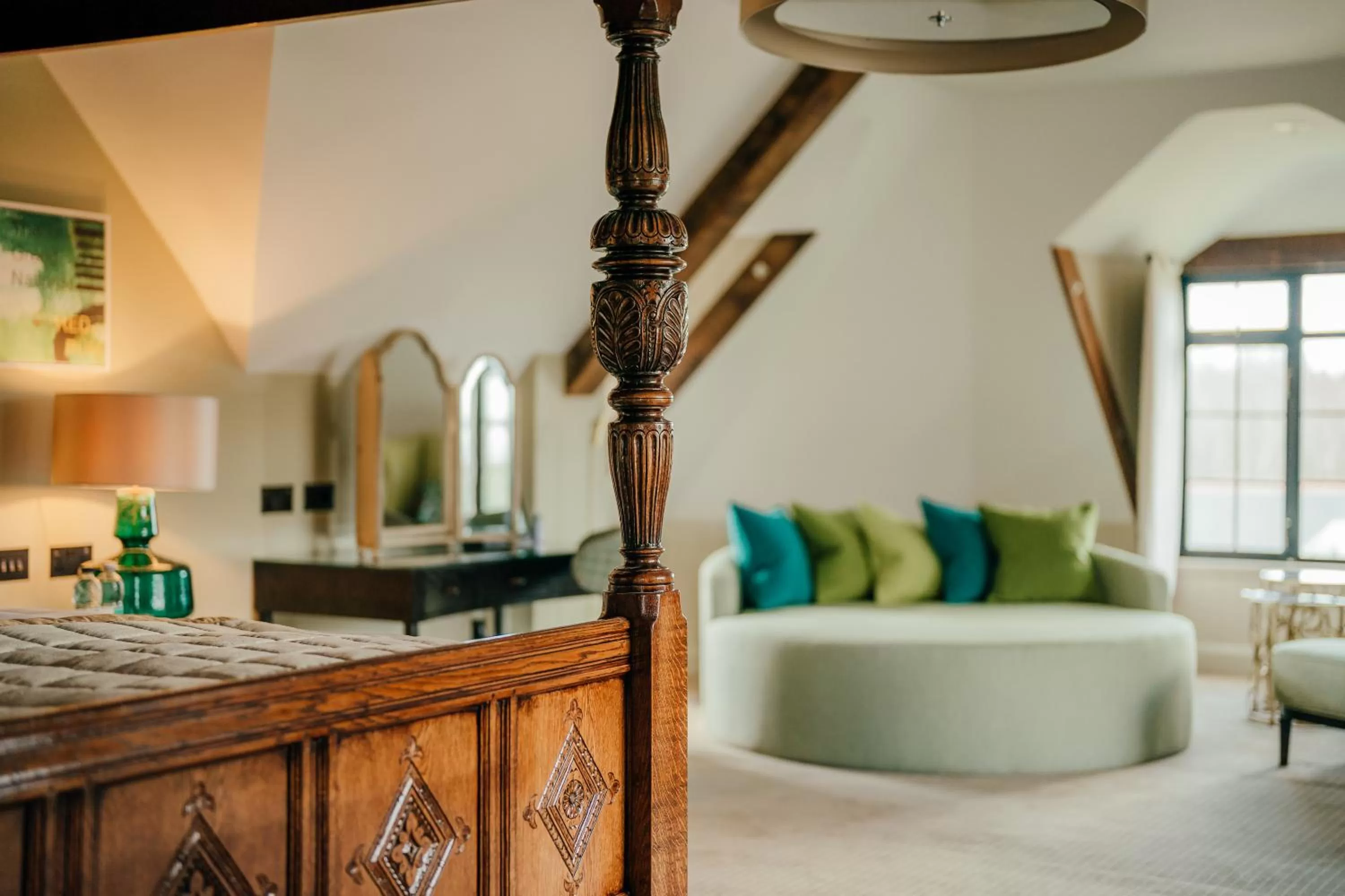 Bed in Pennyhill Park Hotel and Spa