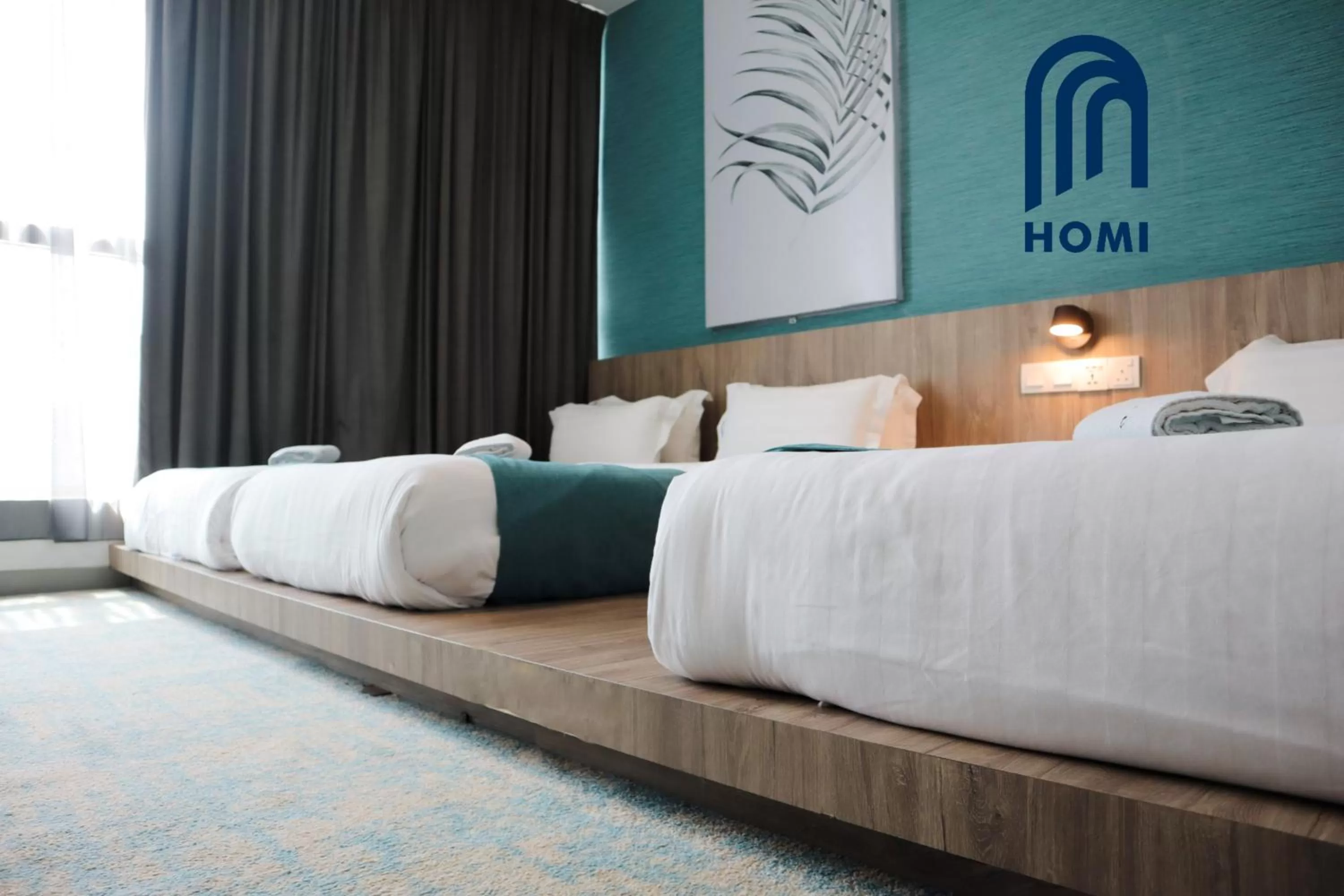 Photo of the whole room, Bed in Homi Breeze at Sutera Avenue 和逸微风