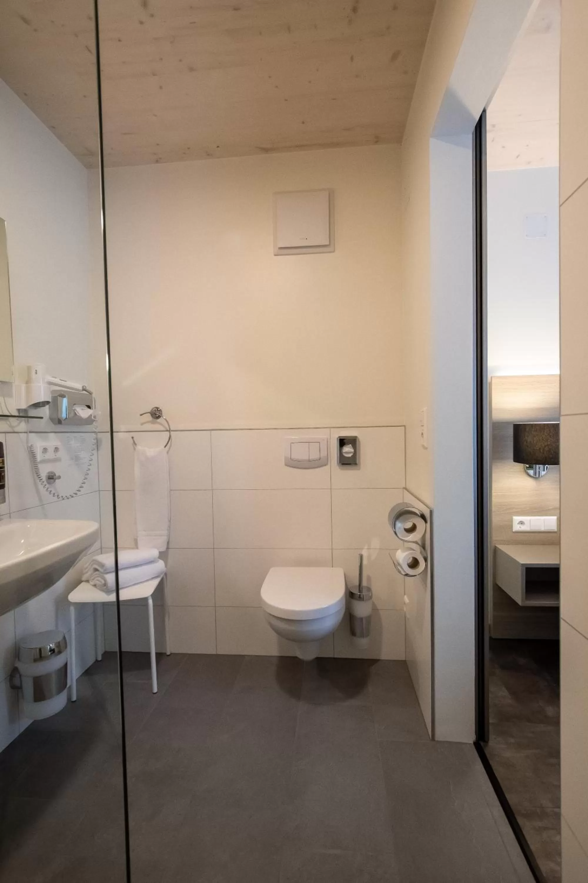 Shower in Hotel Holzscheiter