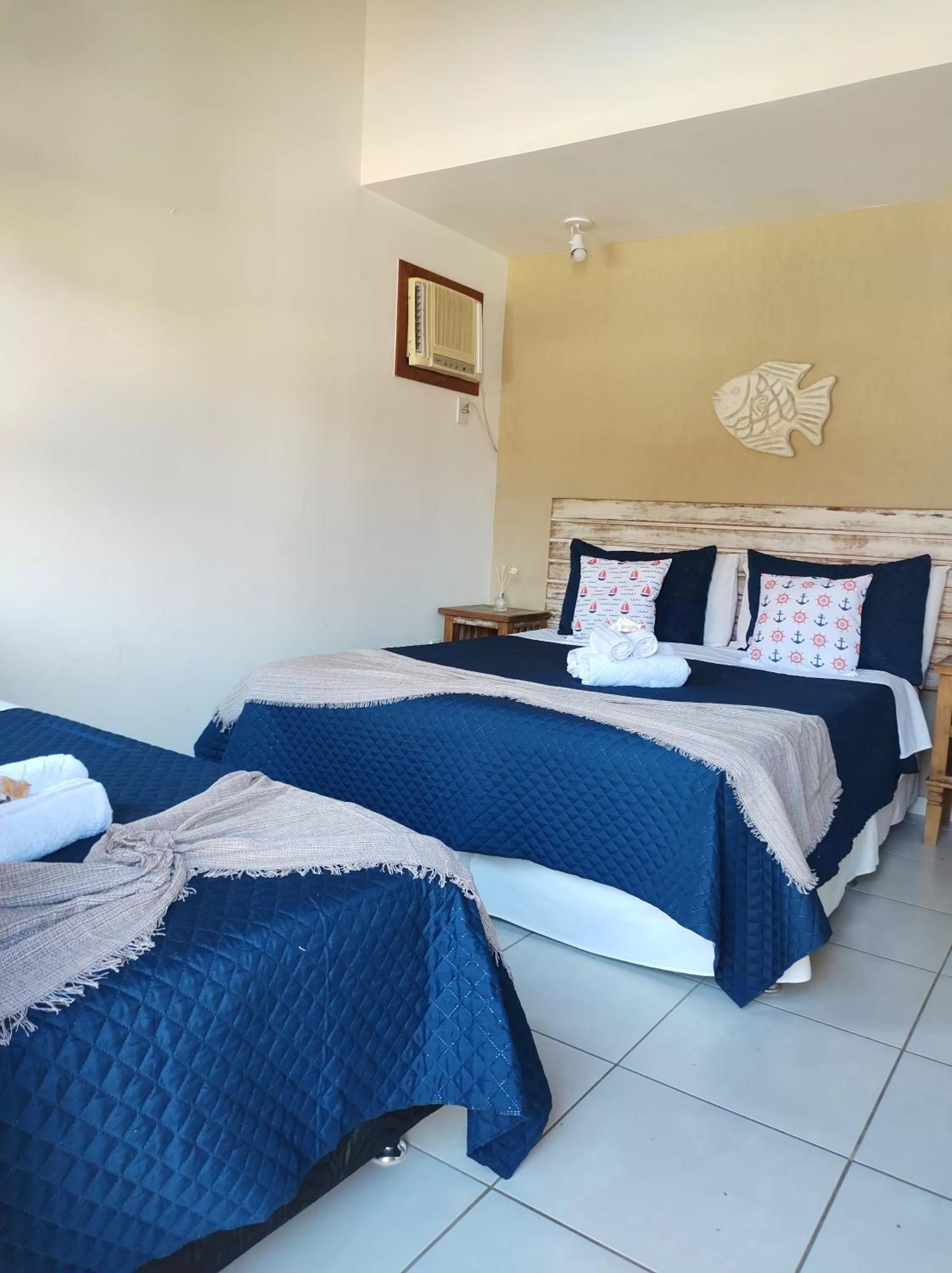 Bed in Pousada Casa da Aroeira