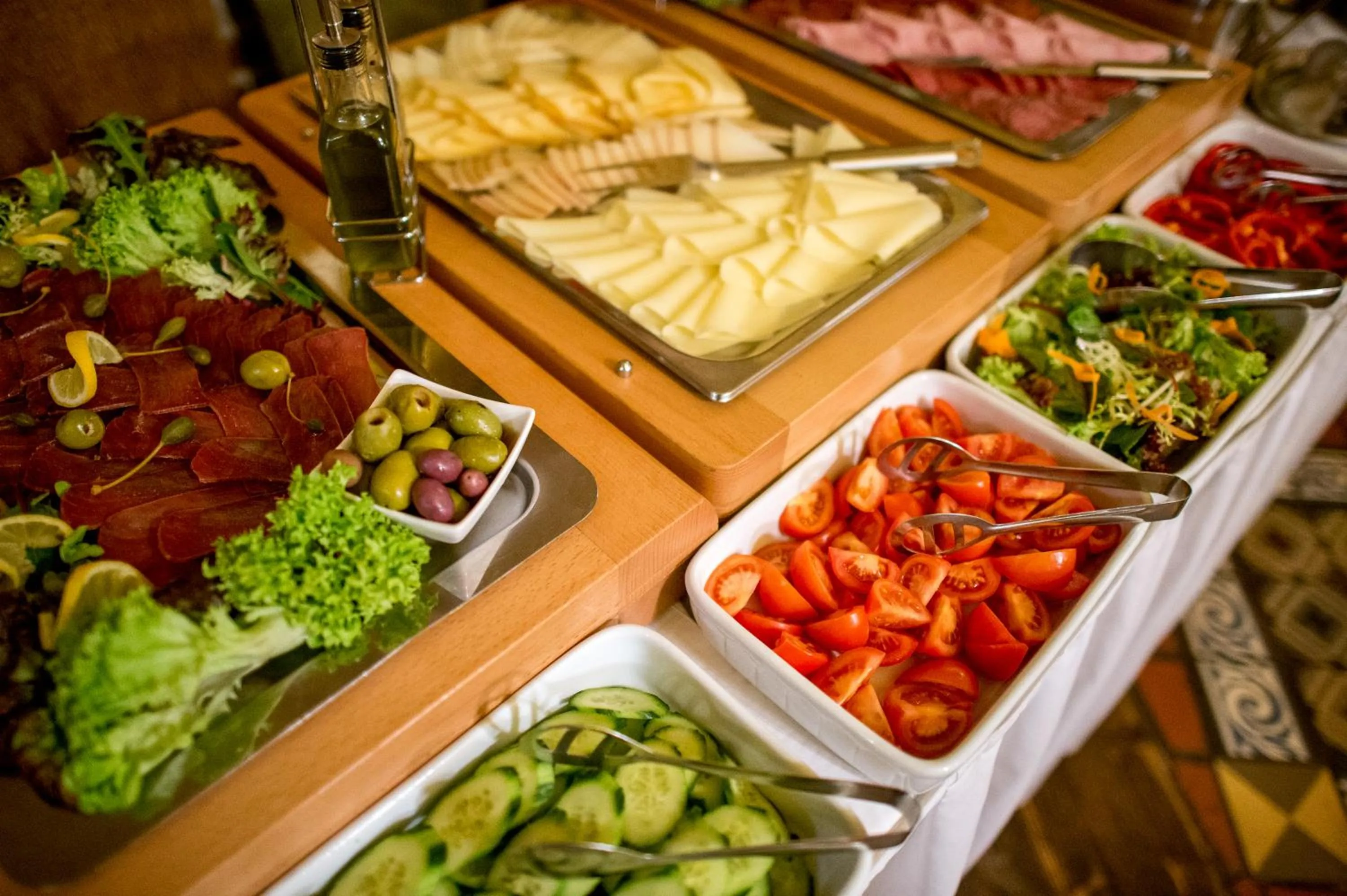 Buffet breakfast in Hotel Salvator