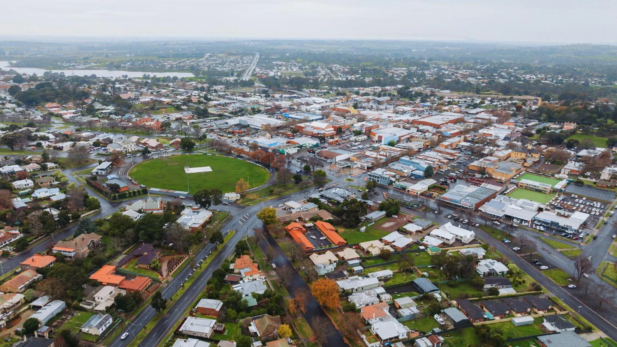 Bird's eye view in AAt 28 Goldsmith Motel