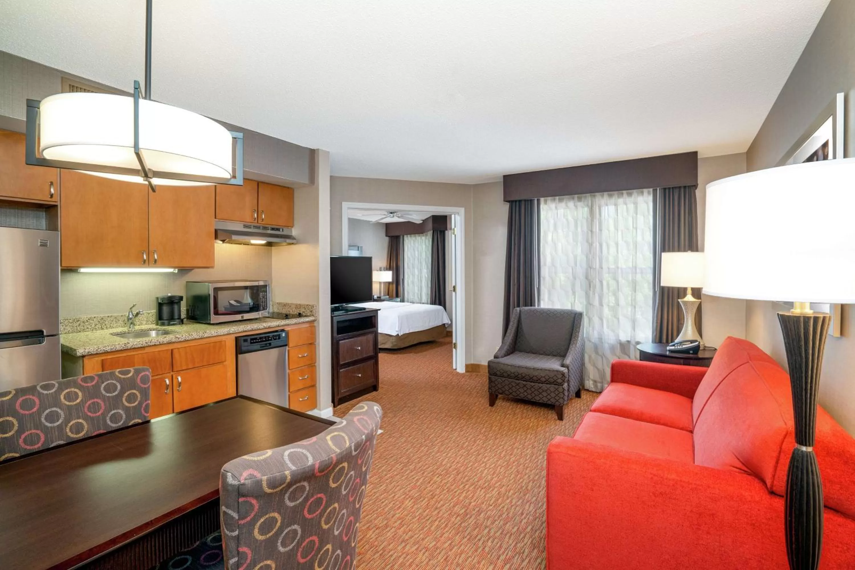 Bedroom, Bed in Homewood Suites Lafayette