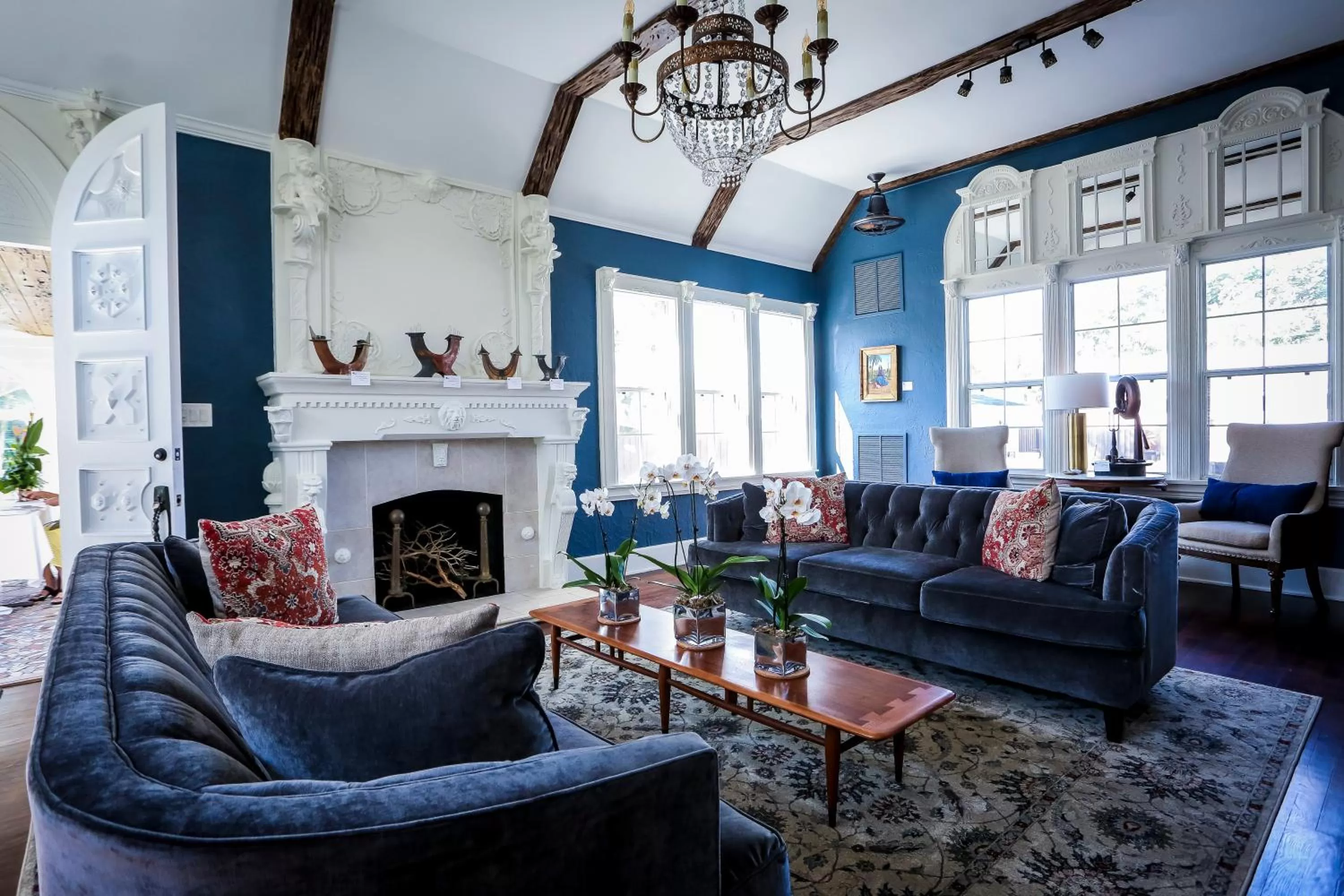 Living room in The Kenwood Gables Boutique B&B