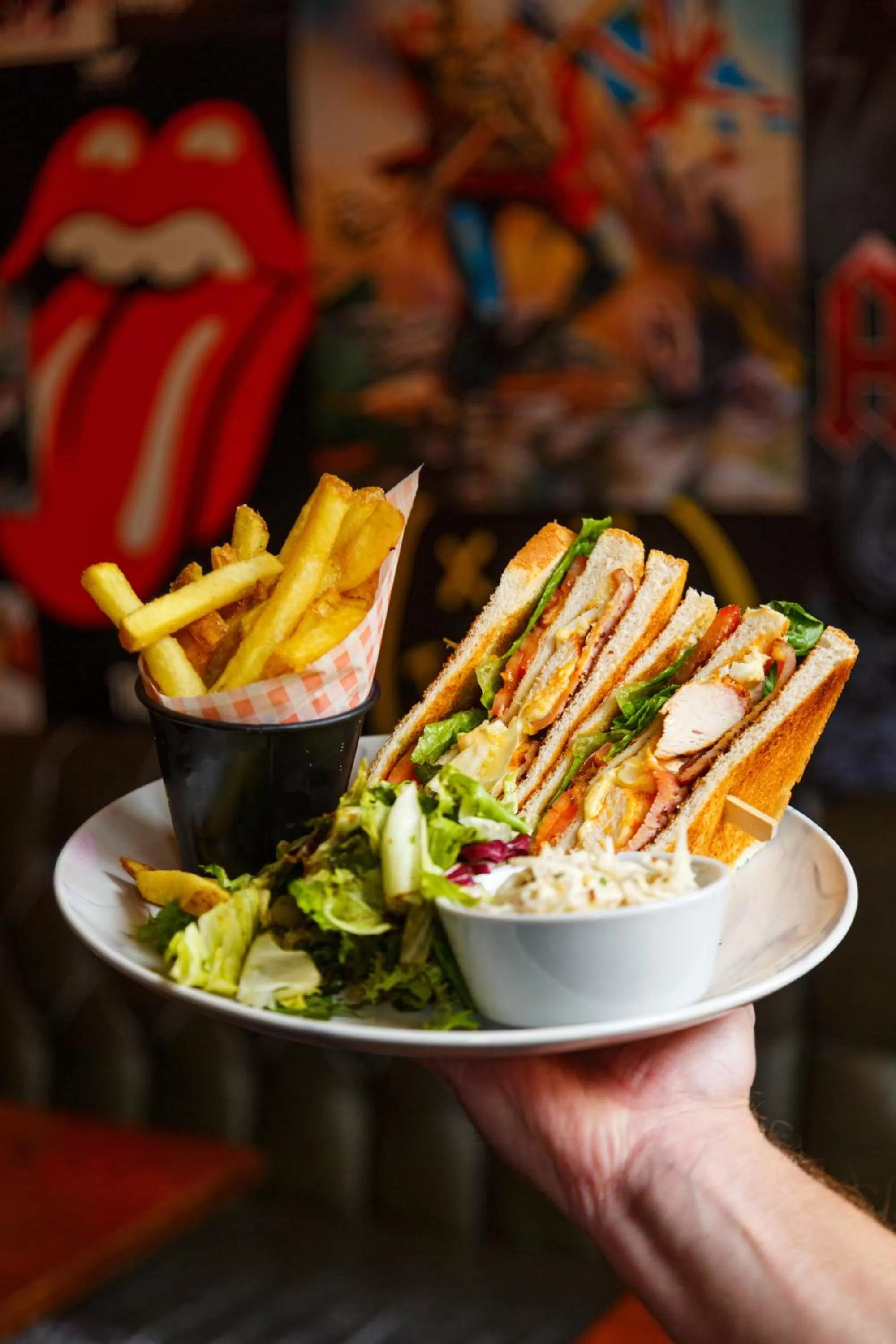 Food close-up in The Saddle Inn