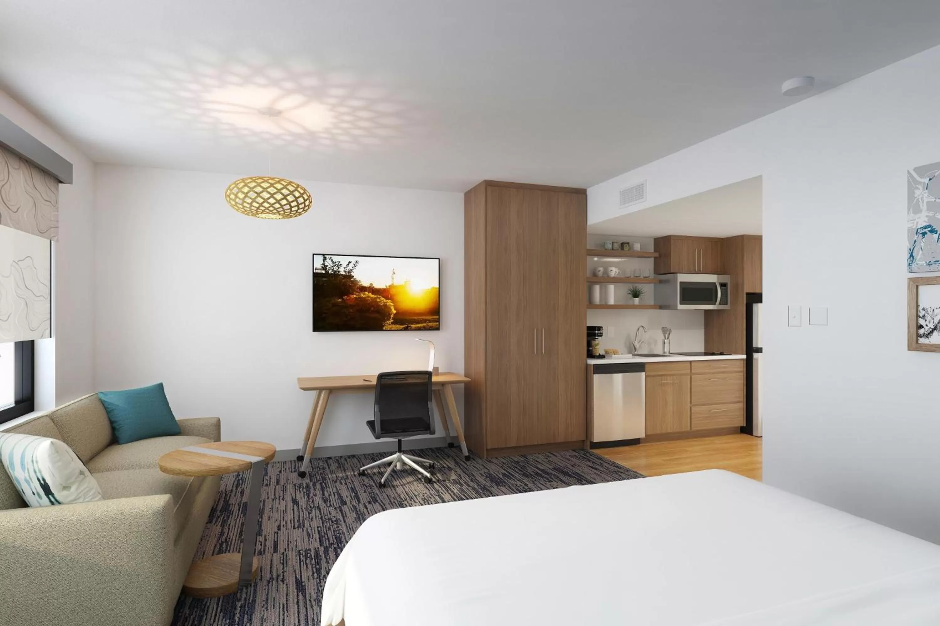 Photo of the whole room, Bed in Element Nashville Vanderbilt West End