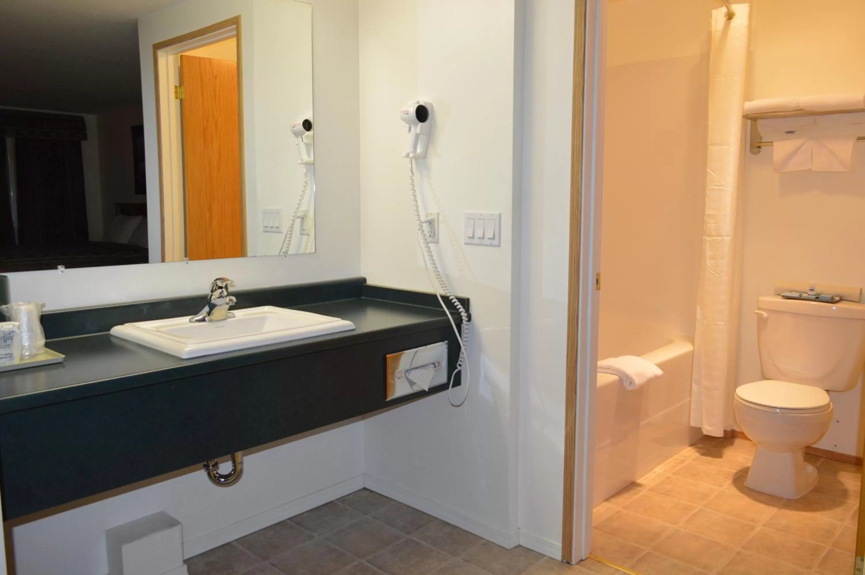 Bathroom in Western Traveller Motel
