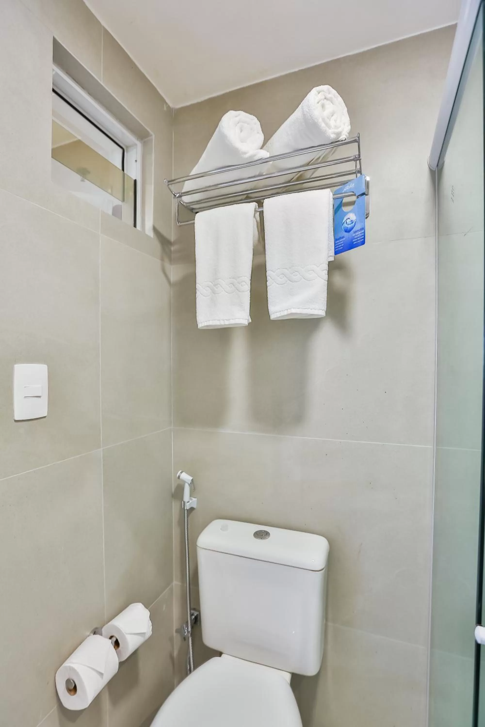 Bathroom in Quality Suítes João Pessoa