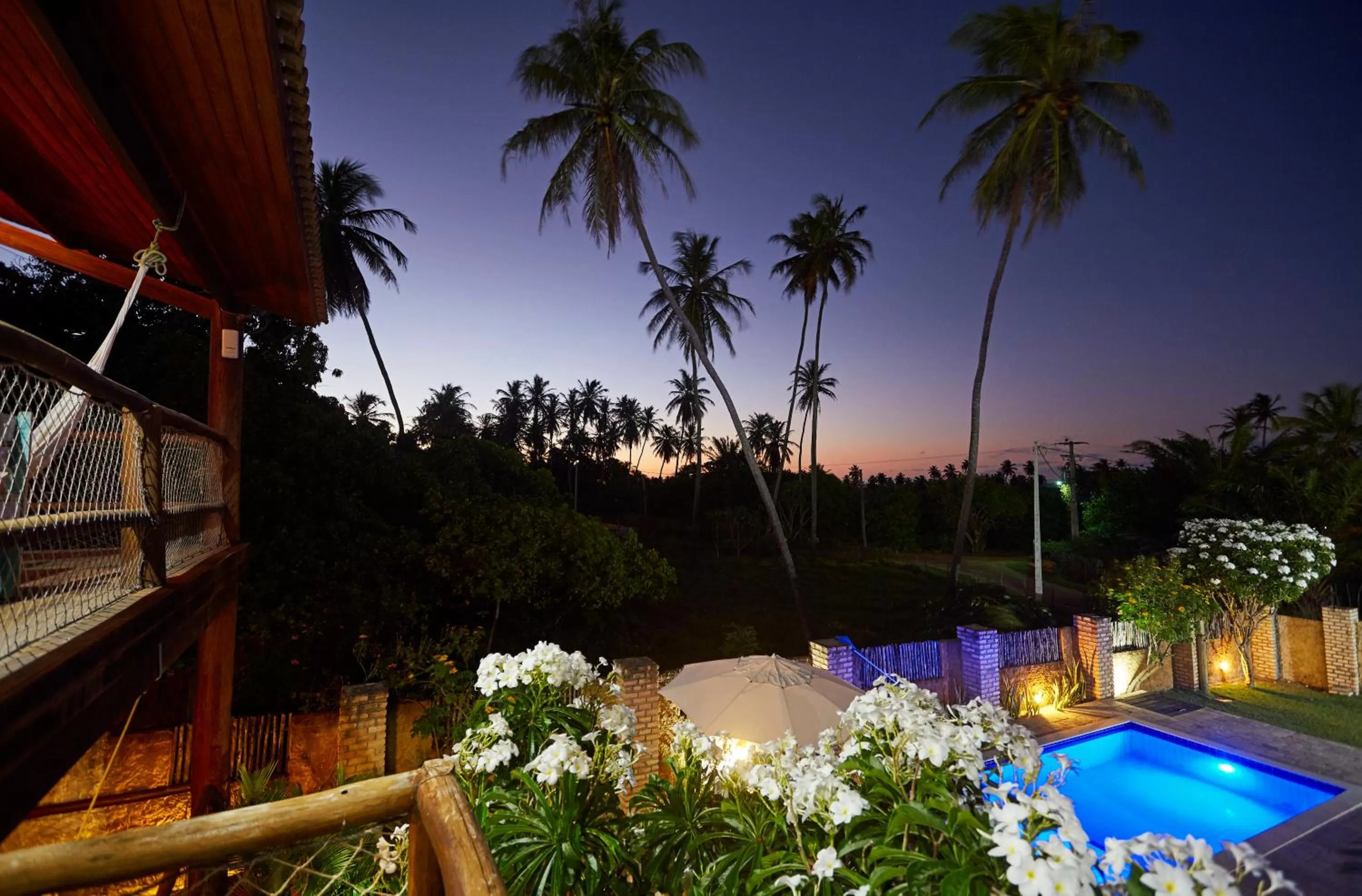 Balcony/Terrace, Pool View in Vila Emanuelle Pousada Boutique