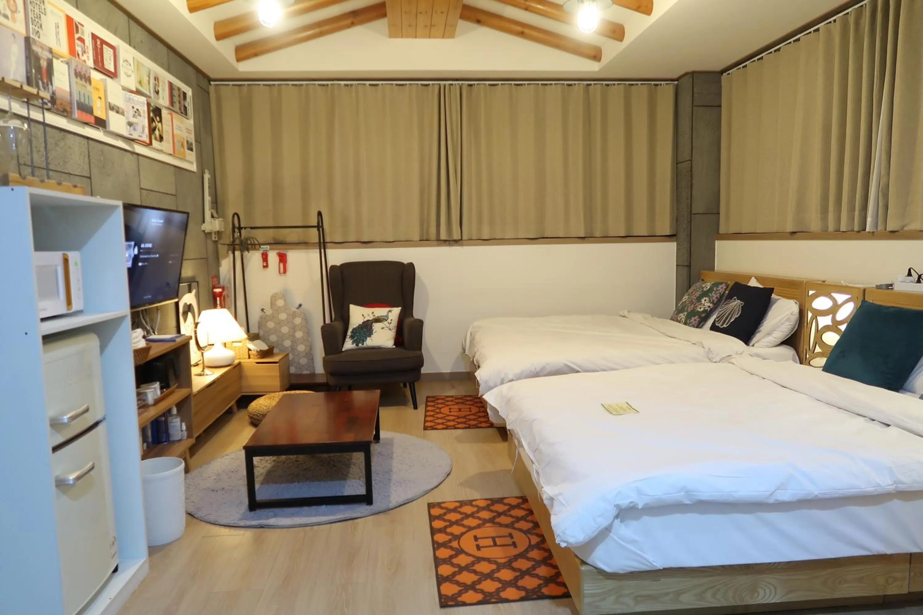 Bed in Andong Poong-gyung HOSTEL n LIBRARY