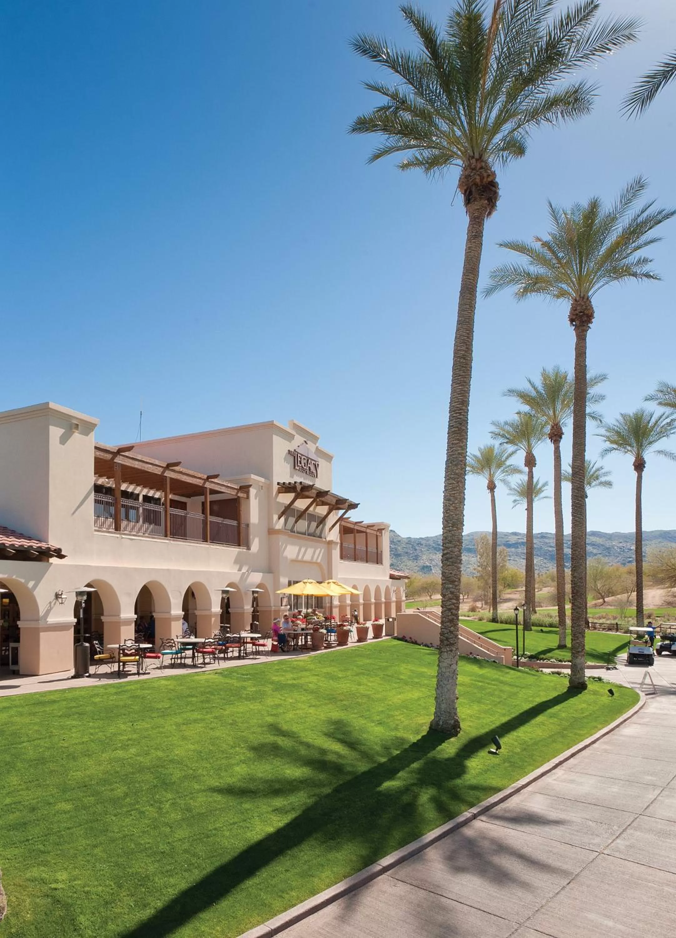 Property building in The Legacy Golf Resort