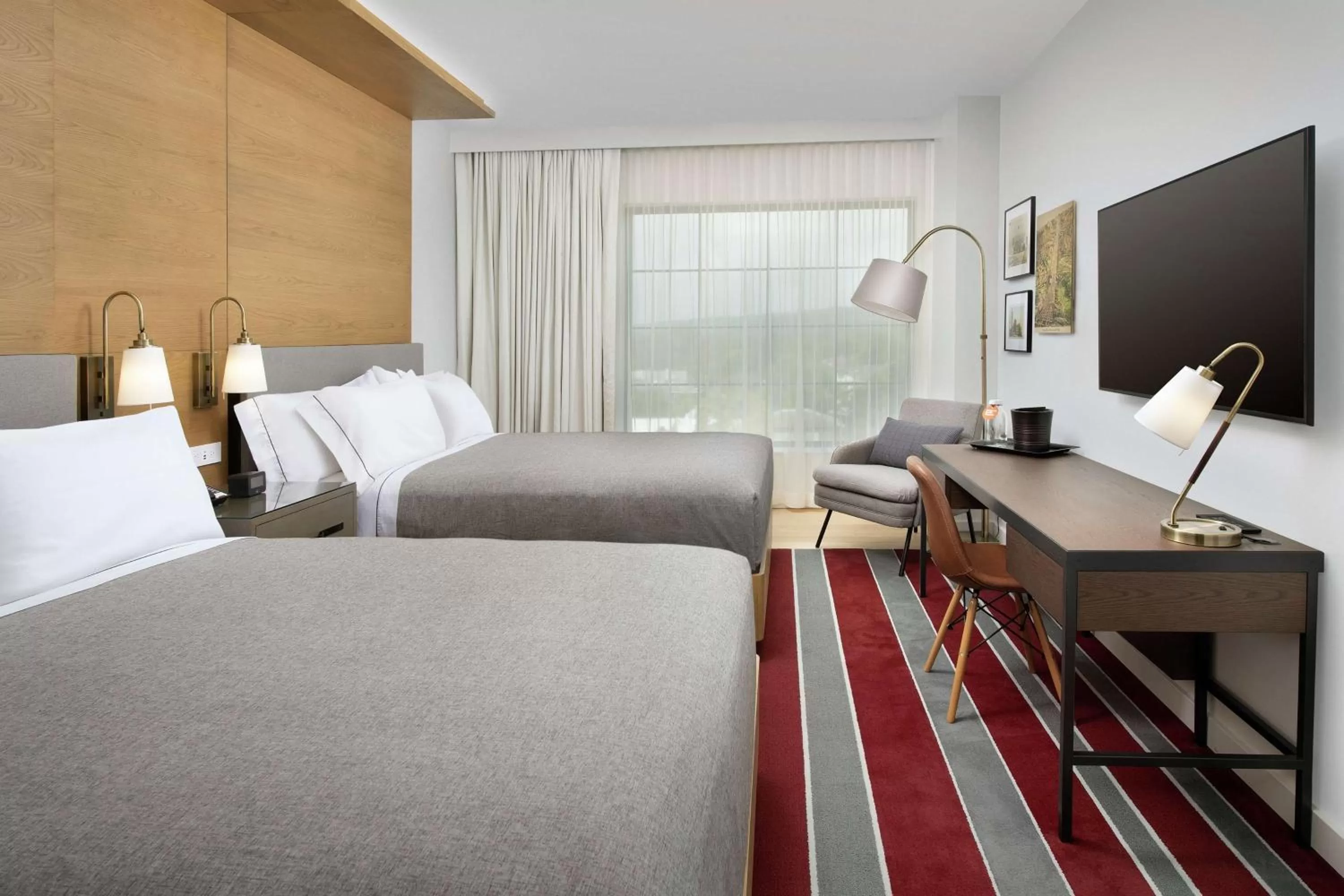 Queen Room with Two Queen Beds in Canopy By Hilton Ithaca Downtown