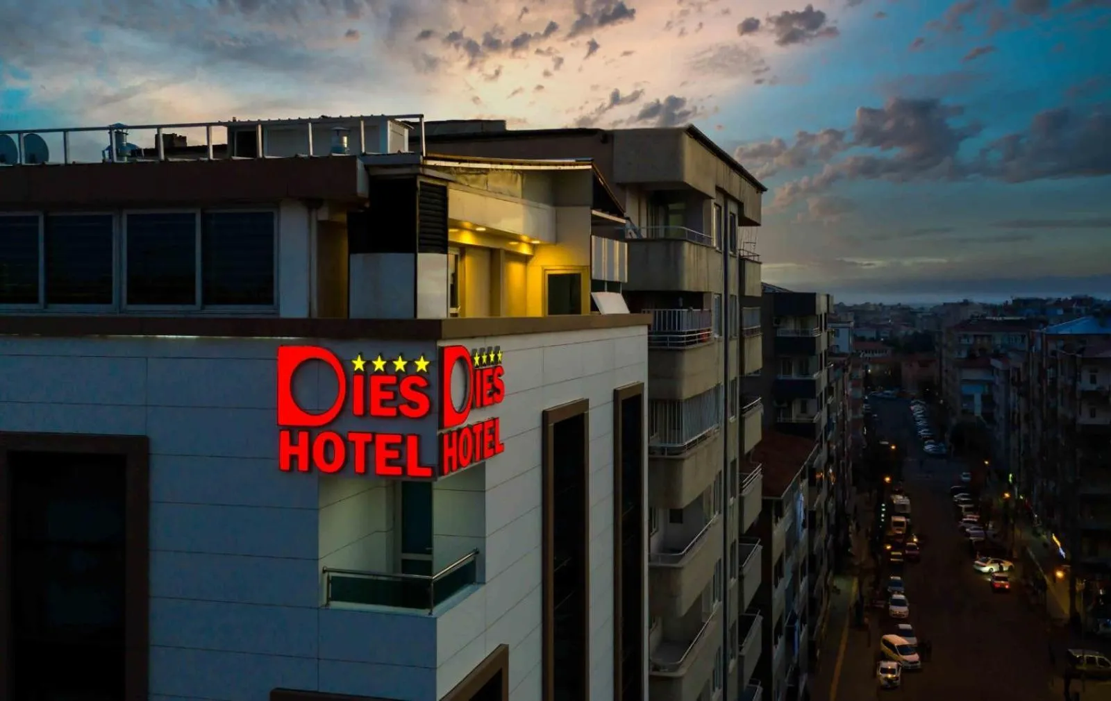 Property building in Dies Hotel