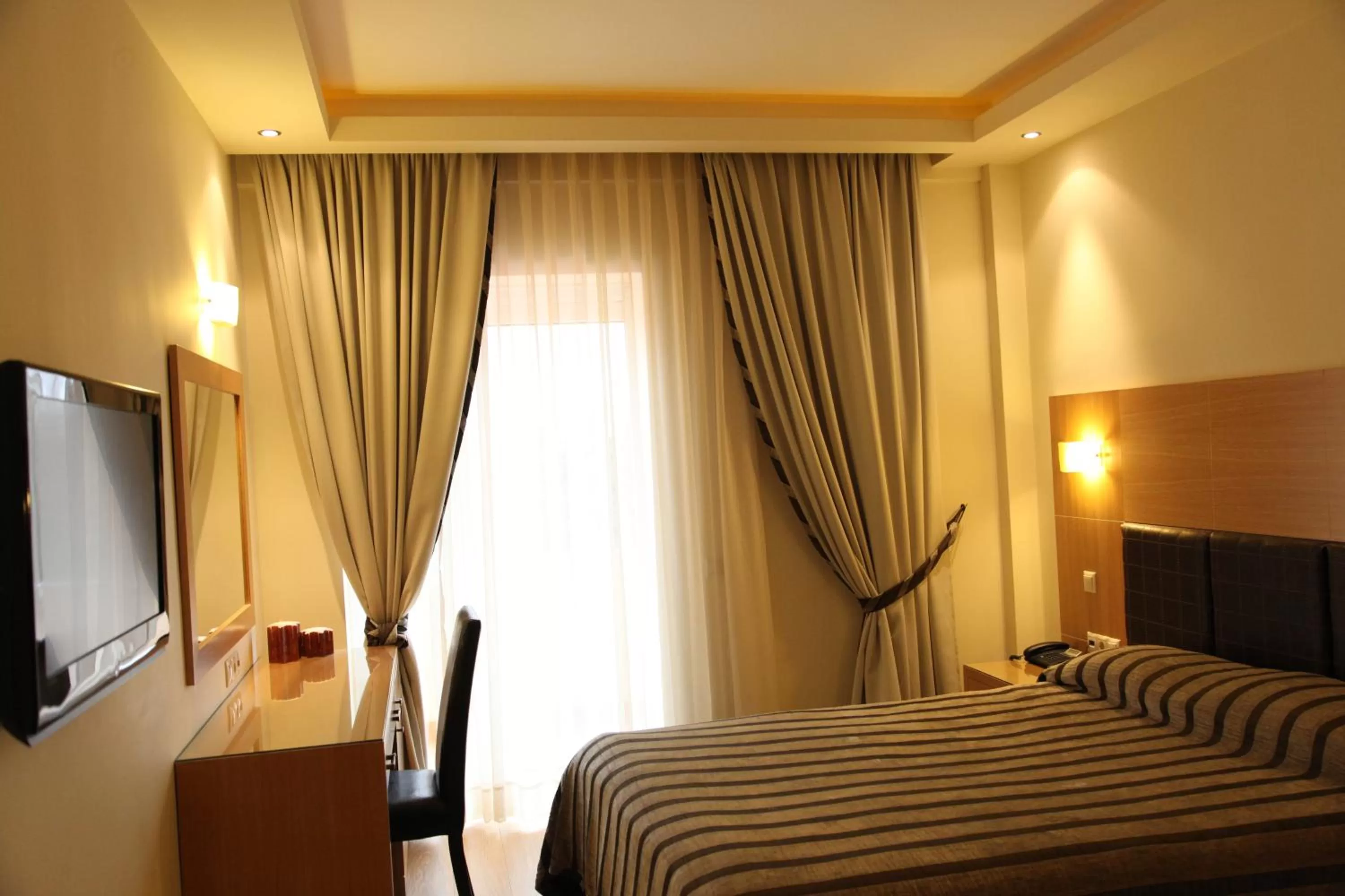 Photo of the whole room, Bed in Pantelidis Hotel & Spa