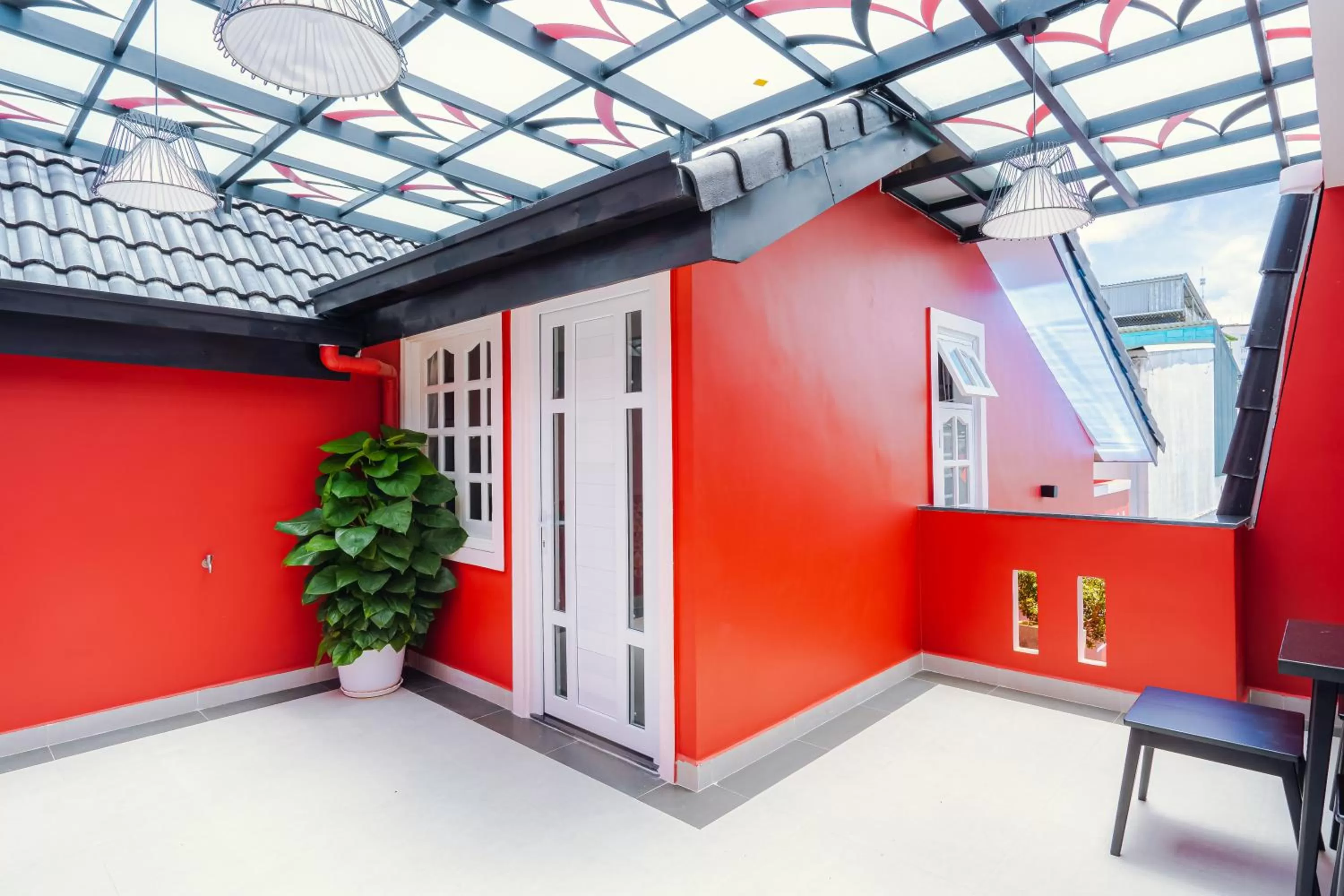 Patio in Lovely House