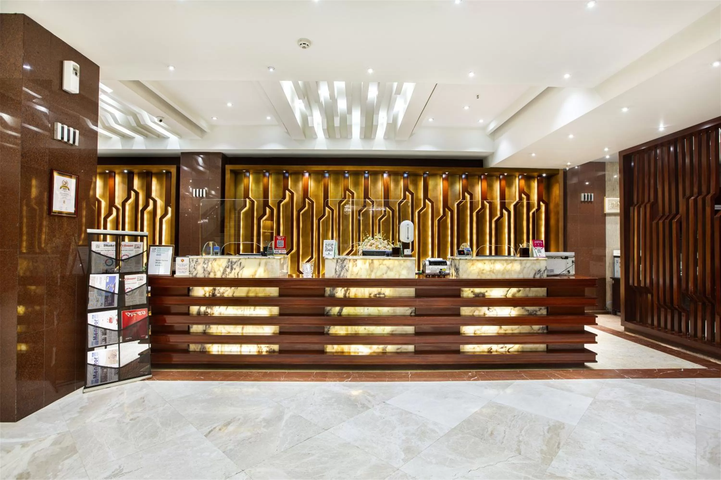 Lobby or reception in Hotel Sarina