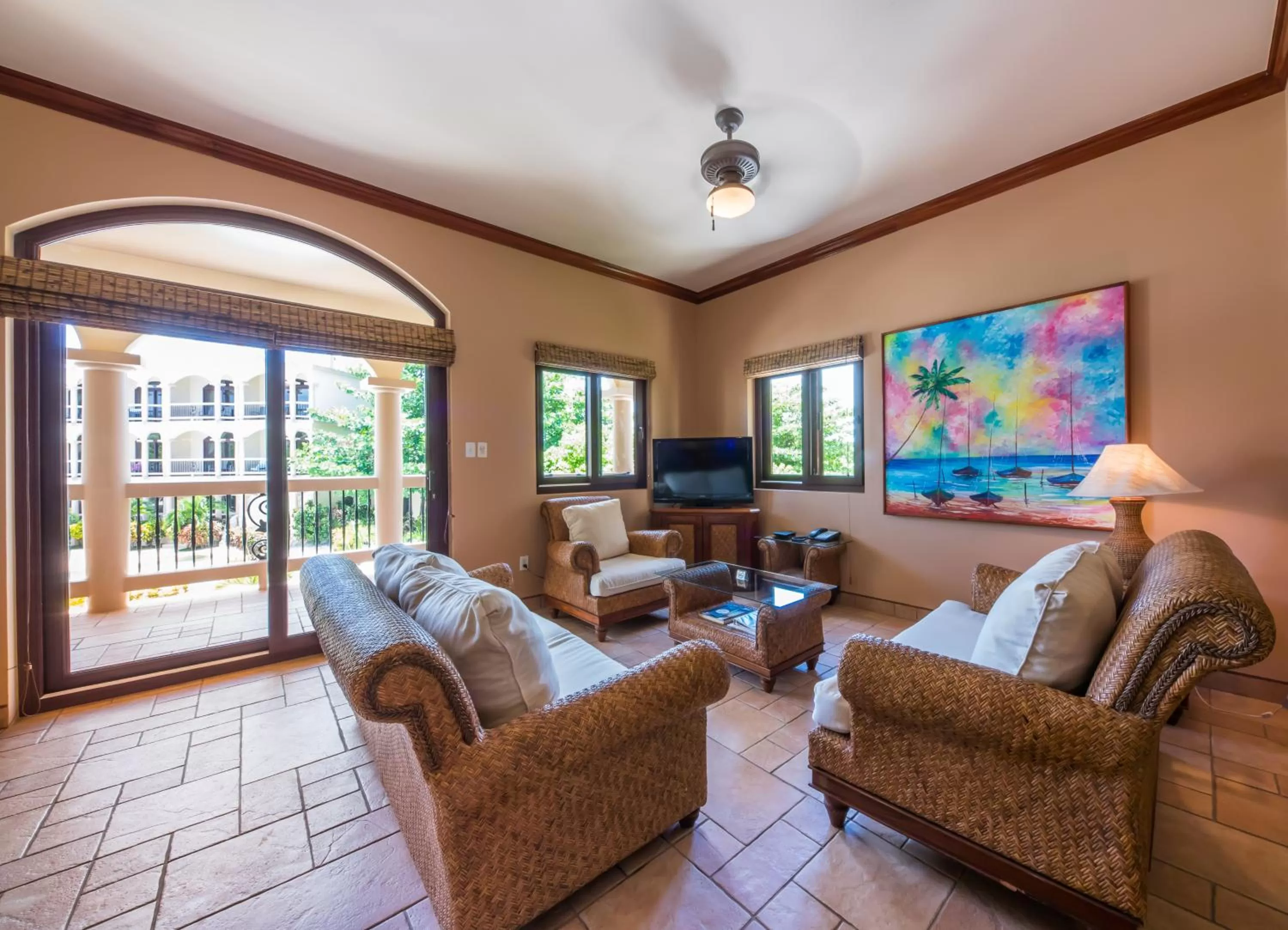 Living room in Coco Beach Resort