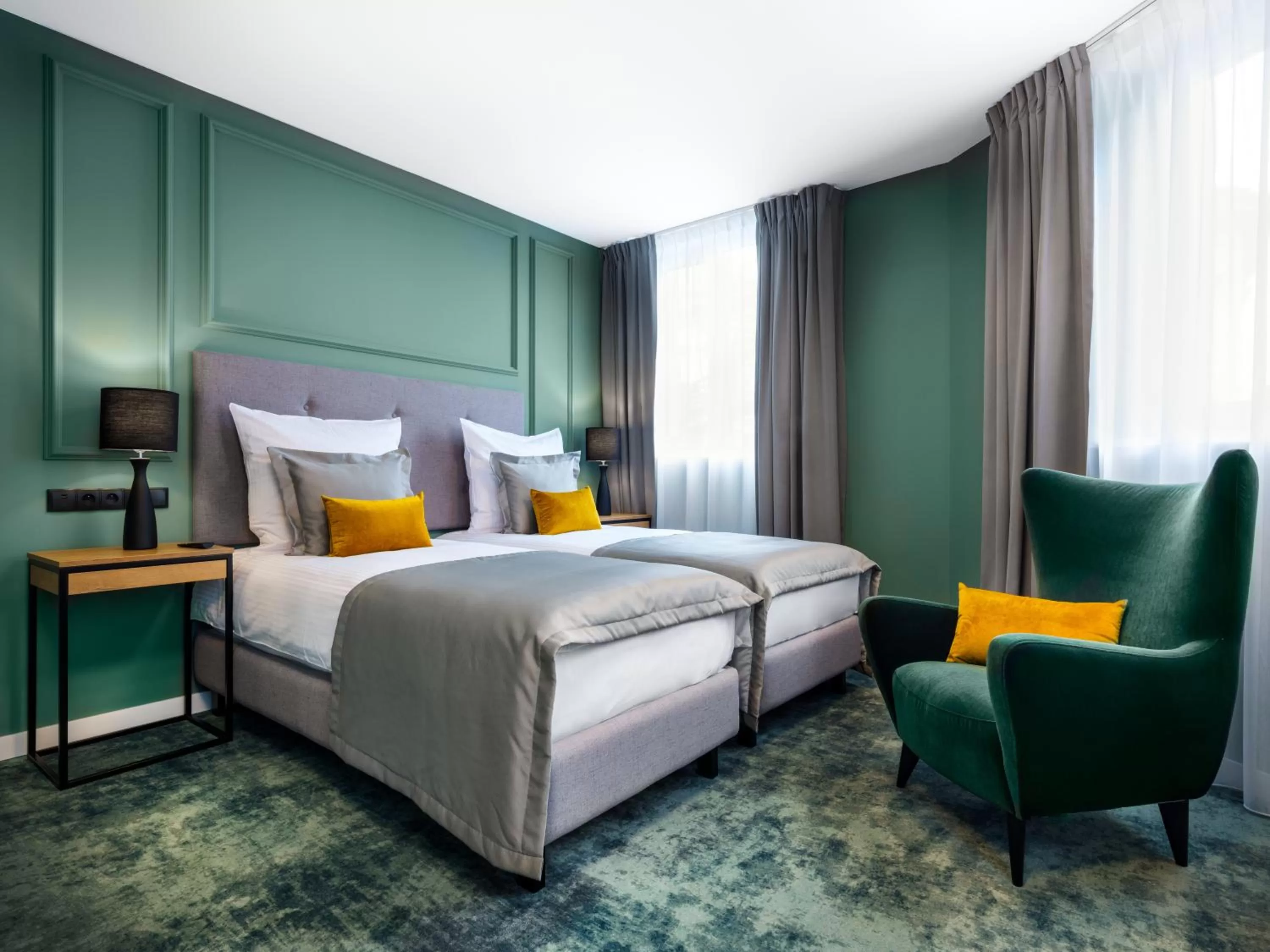 Bed in Hotel Wawel Queen