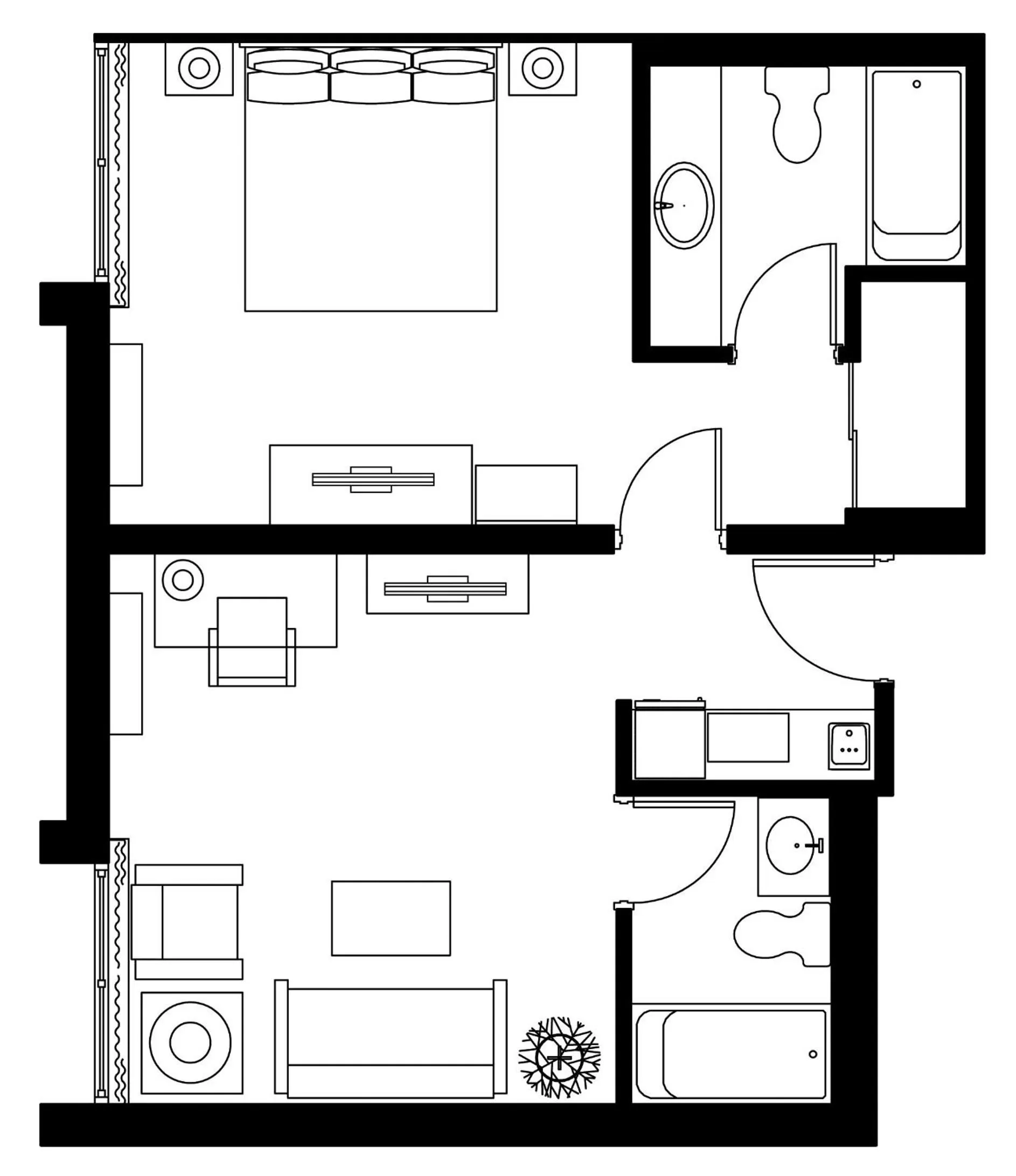 Floor plan in Holiday Inn Cincinnati-Eastgate by IHG