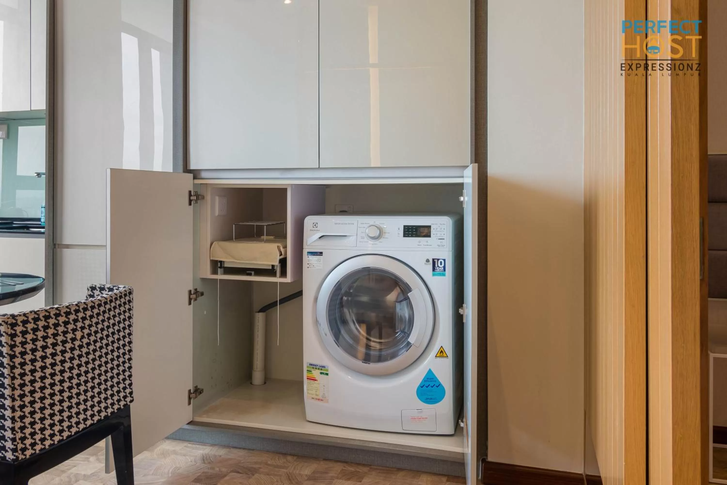 washing machine in Expressionz Suites KL by Perfect Host