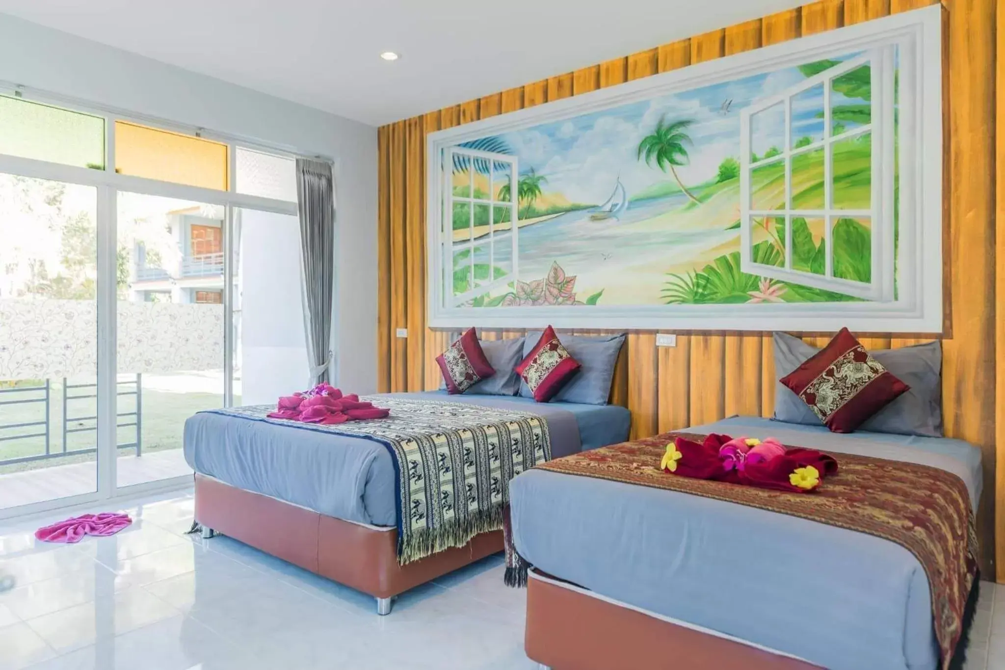 Triple Room with Pool View in Khaosok Rainforest Resort Triple Room with Pool View in Khaosok Rainforest Resort