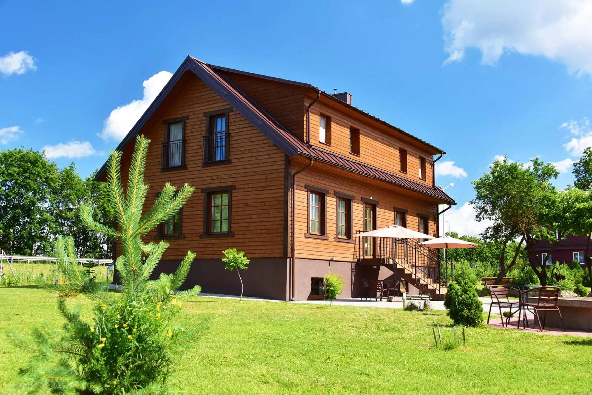 Facade/entrance, Property Building in "Trakaitis" apartments in Villa