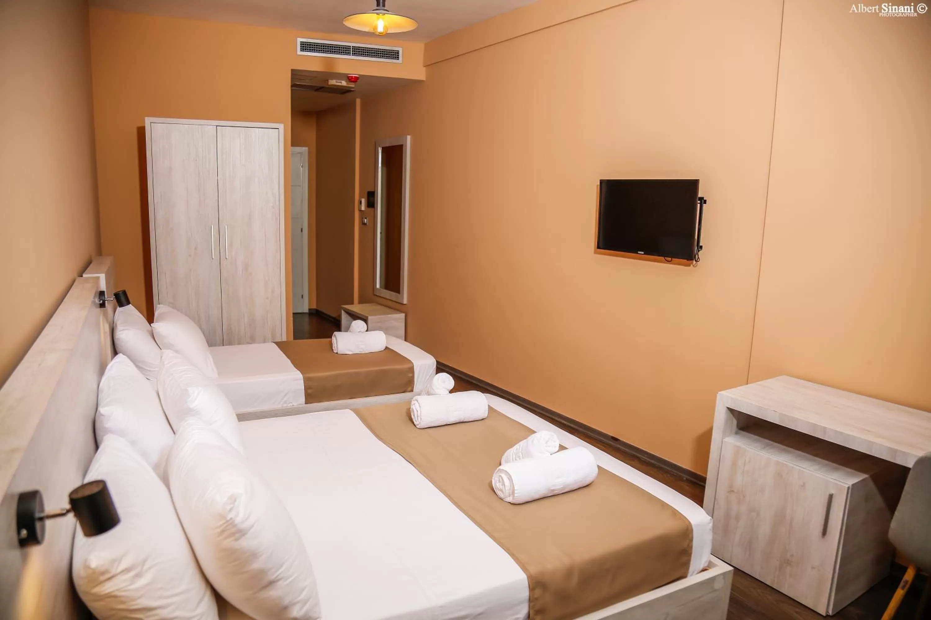 Bed in Arc Hotel Tirana