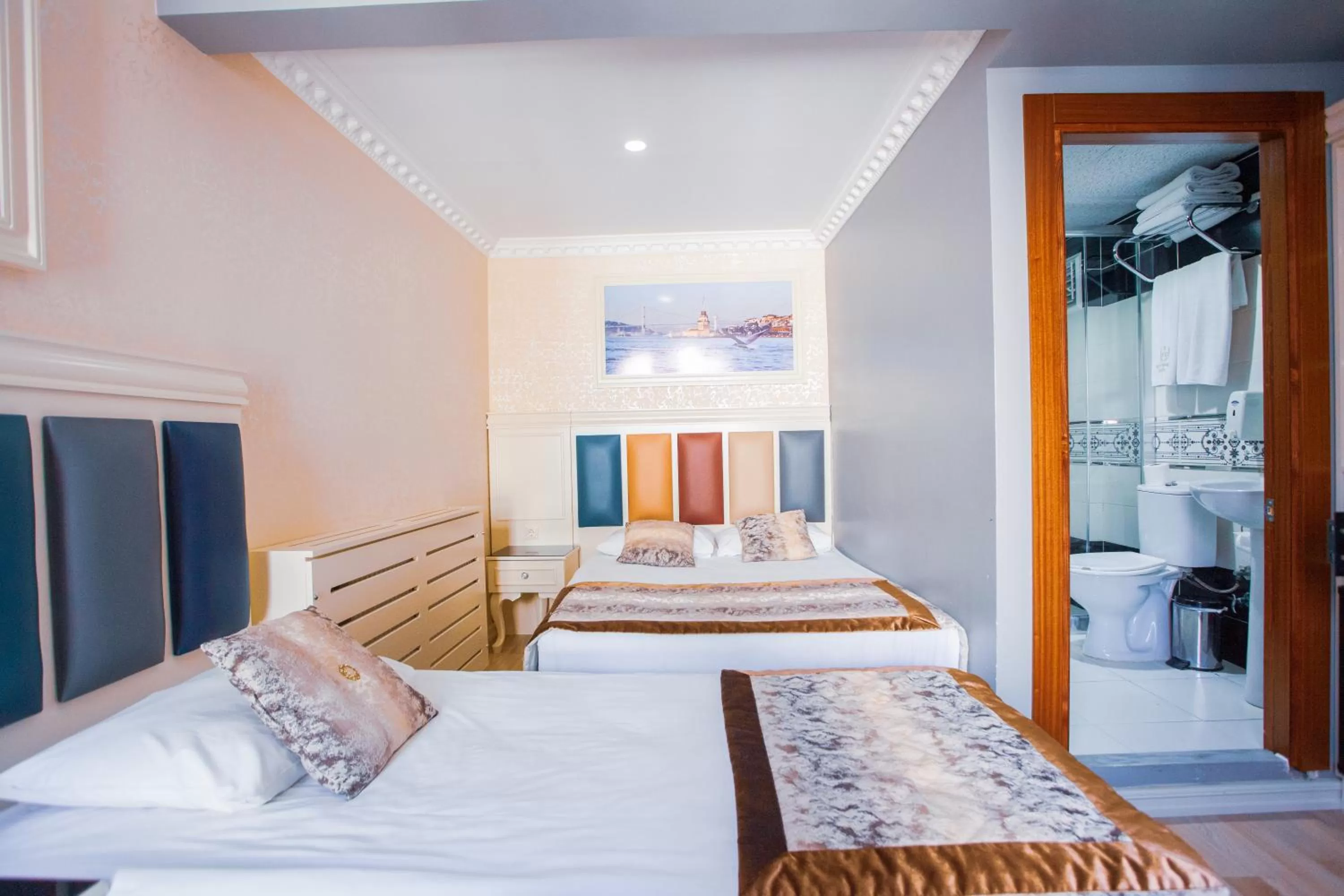 Bed in Best Nobel Hotel