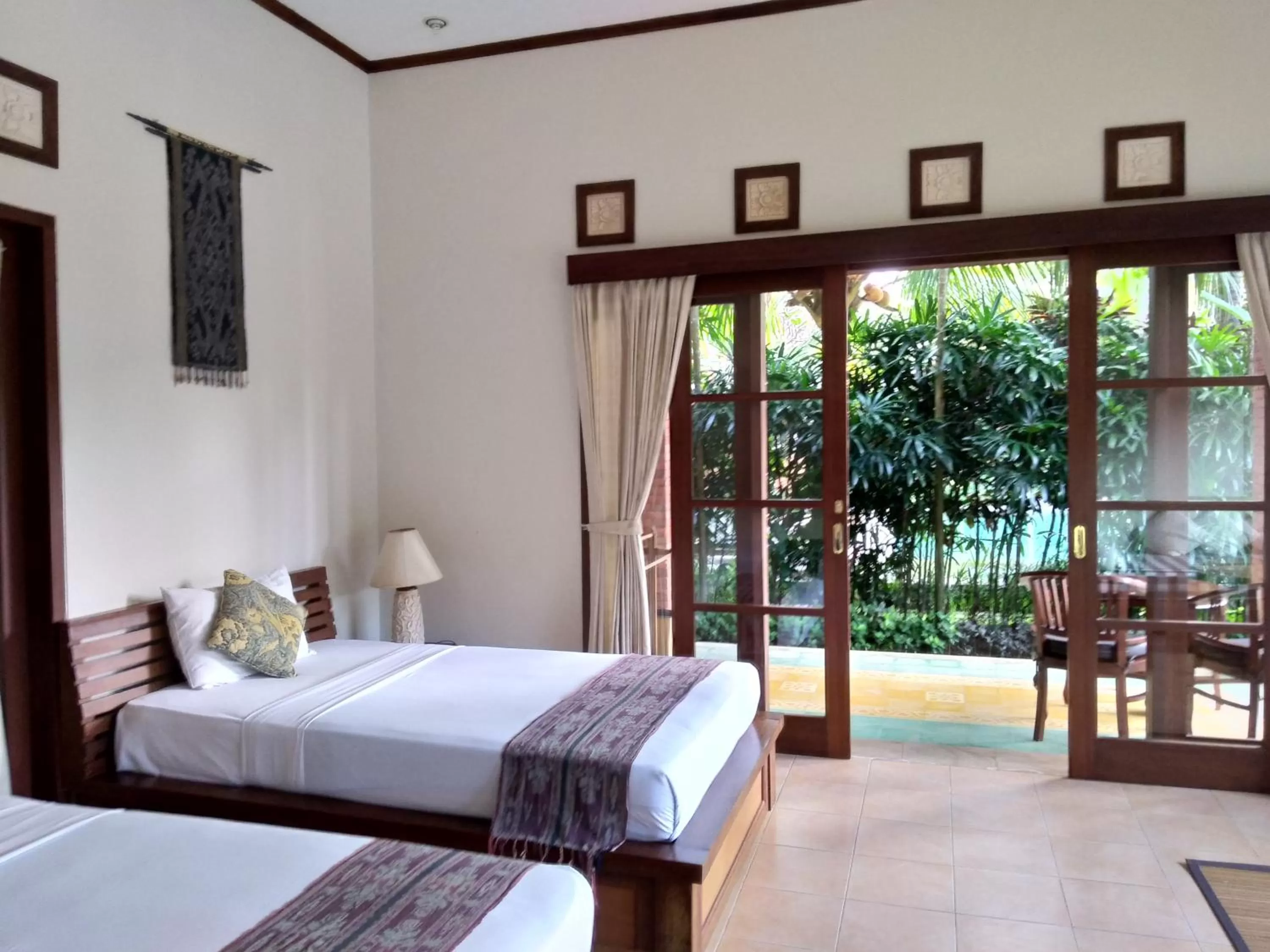 Bed in Ubud Lestari Bungalows
