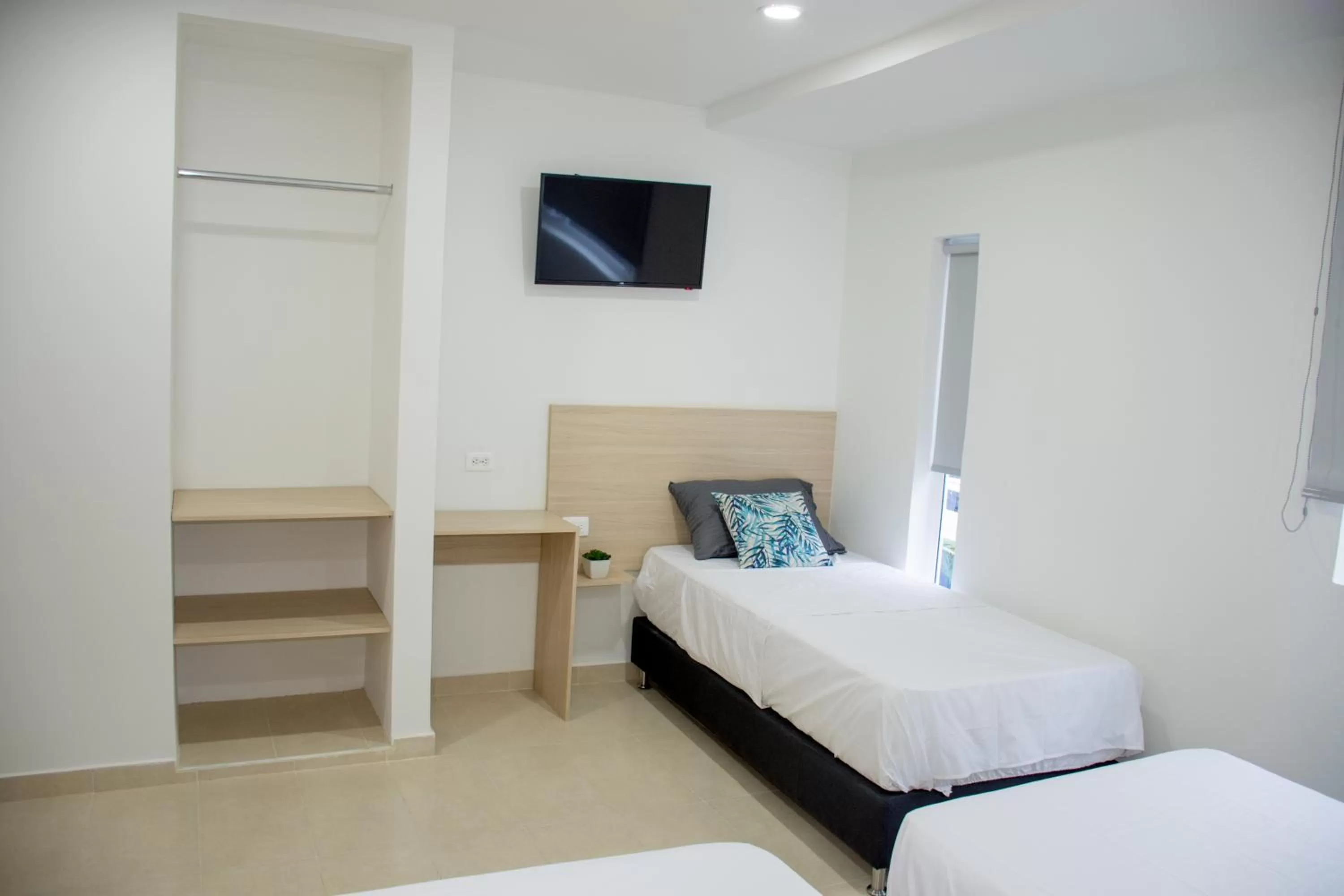 Bathroom, Bed in Stanza Hotel Monteria