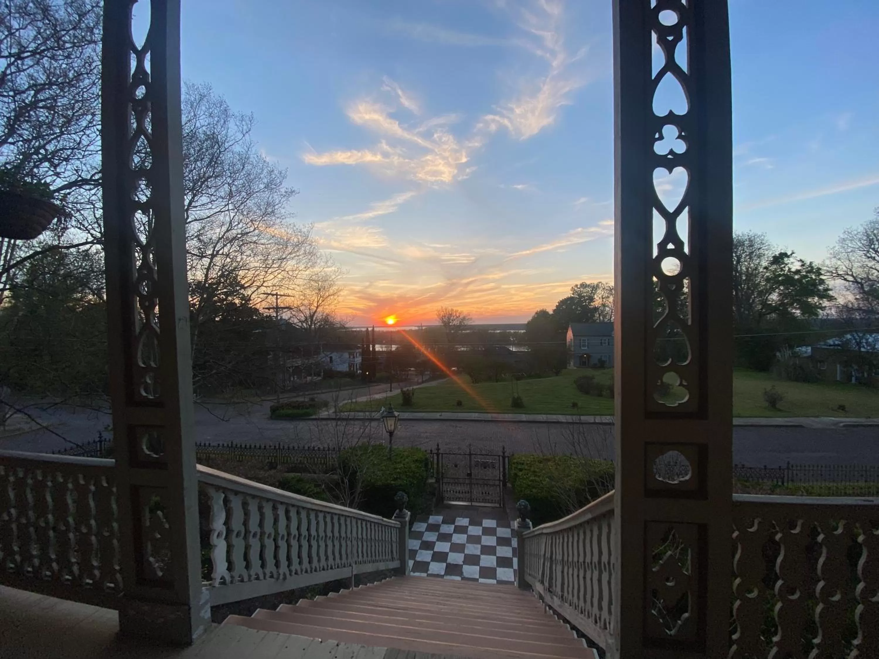 Balcony/Terrace in Corners Mansion Inn - A Bed and Breakfast
