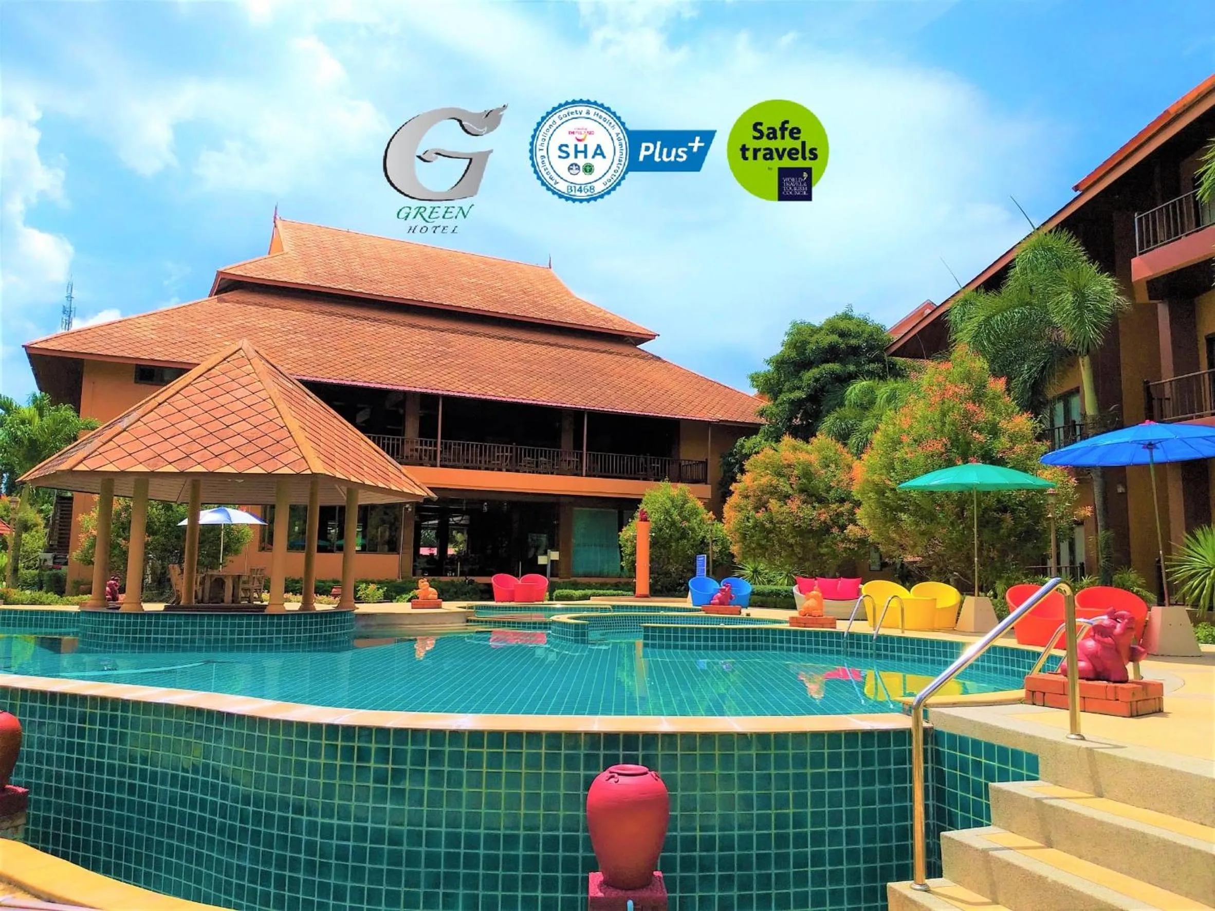 Property building in Andamanee Boutique Resort Aonang Krabi - Free Beach Shuttle