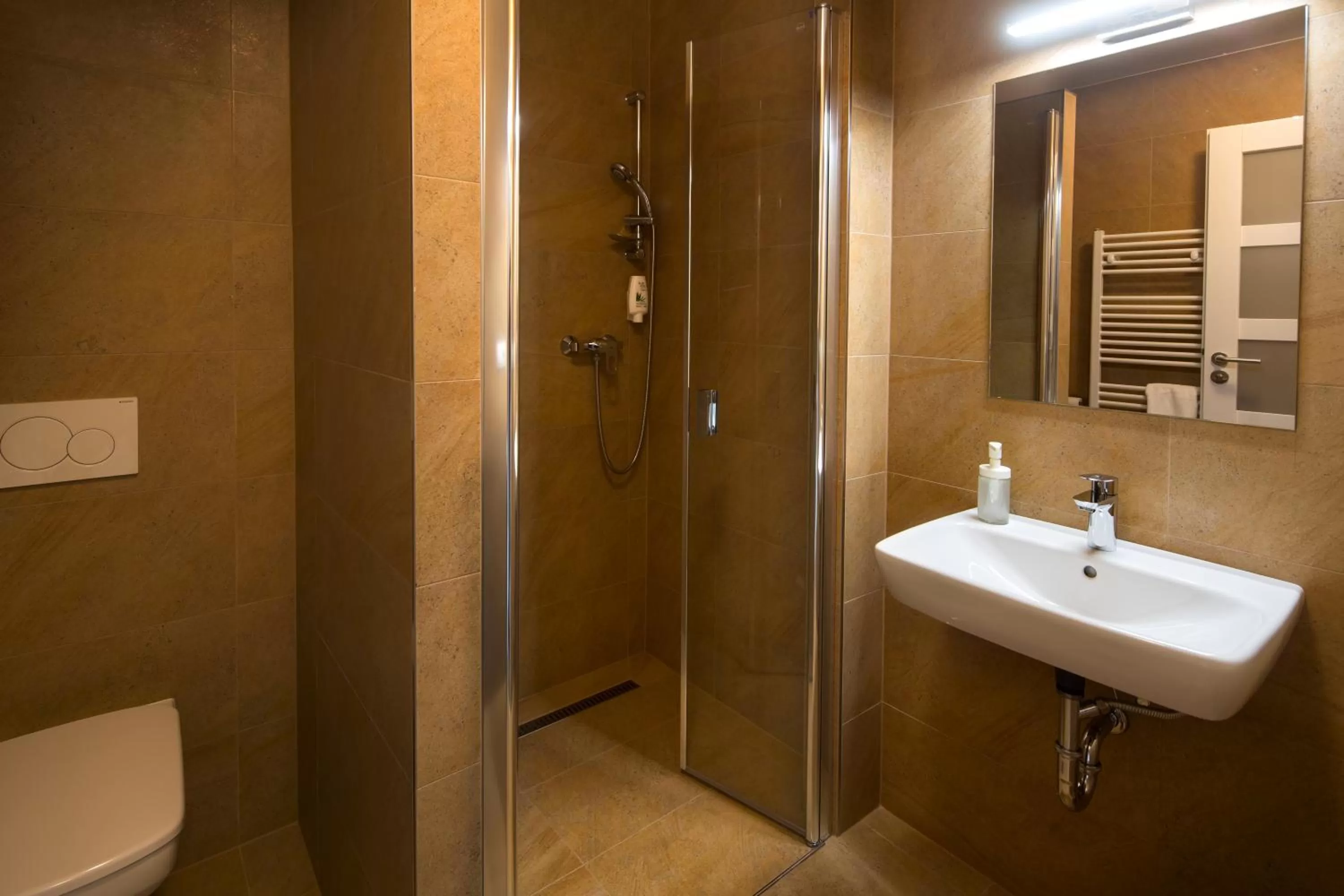 Bathroom in Penzion Panský dvůr Telč