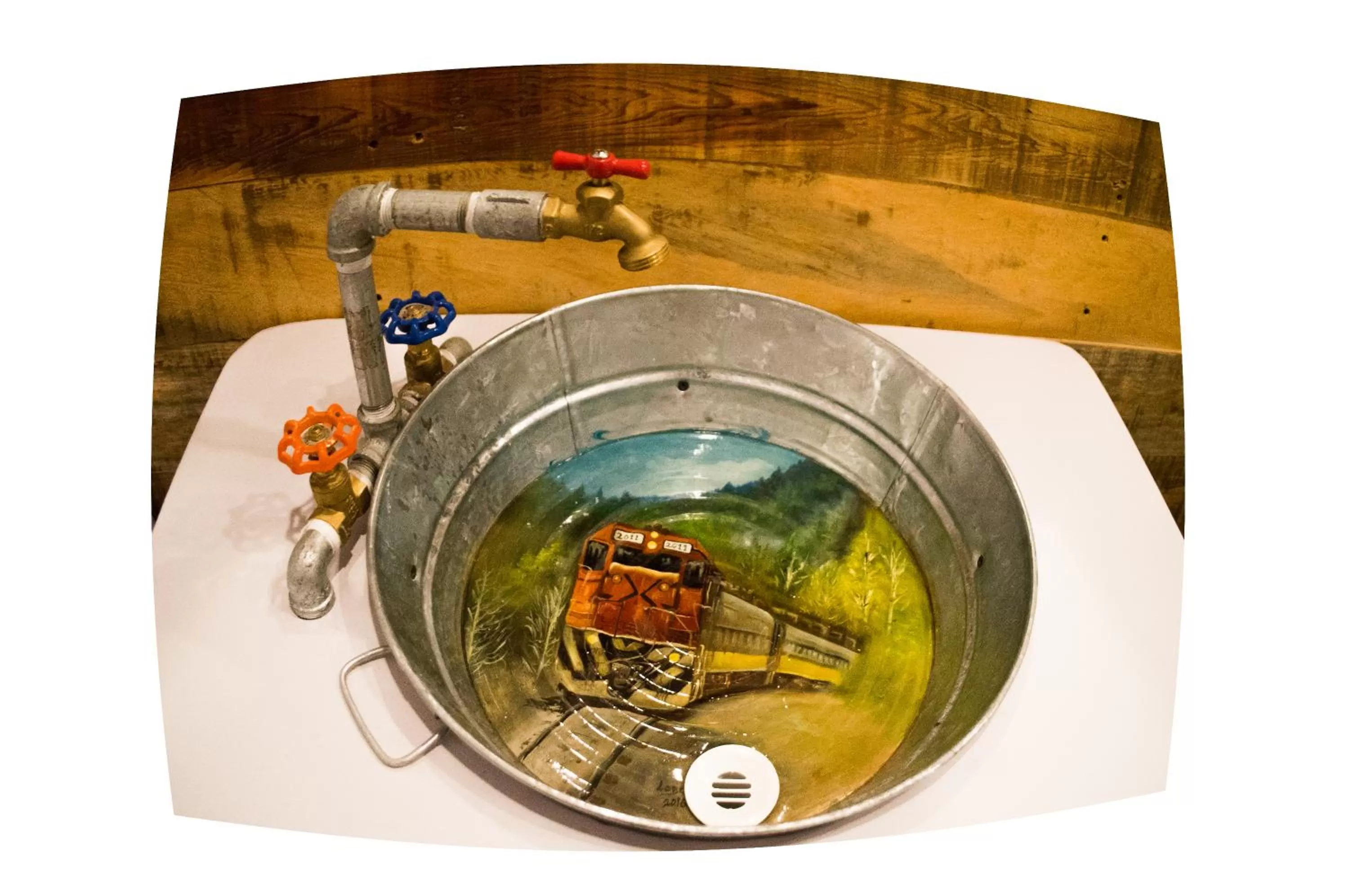 Bathroom in Hotel La Estacion