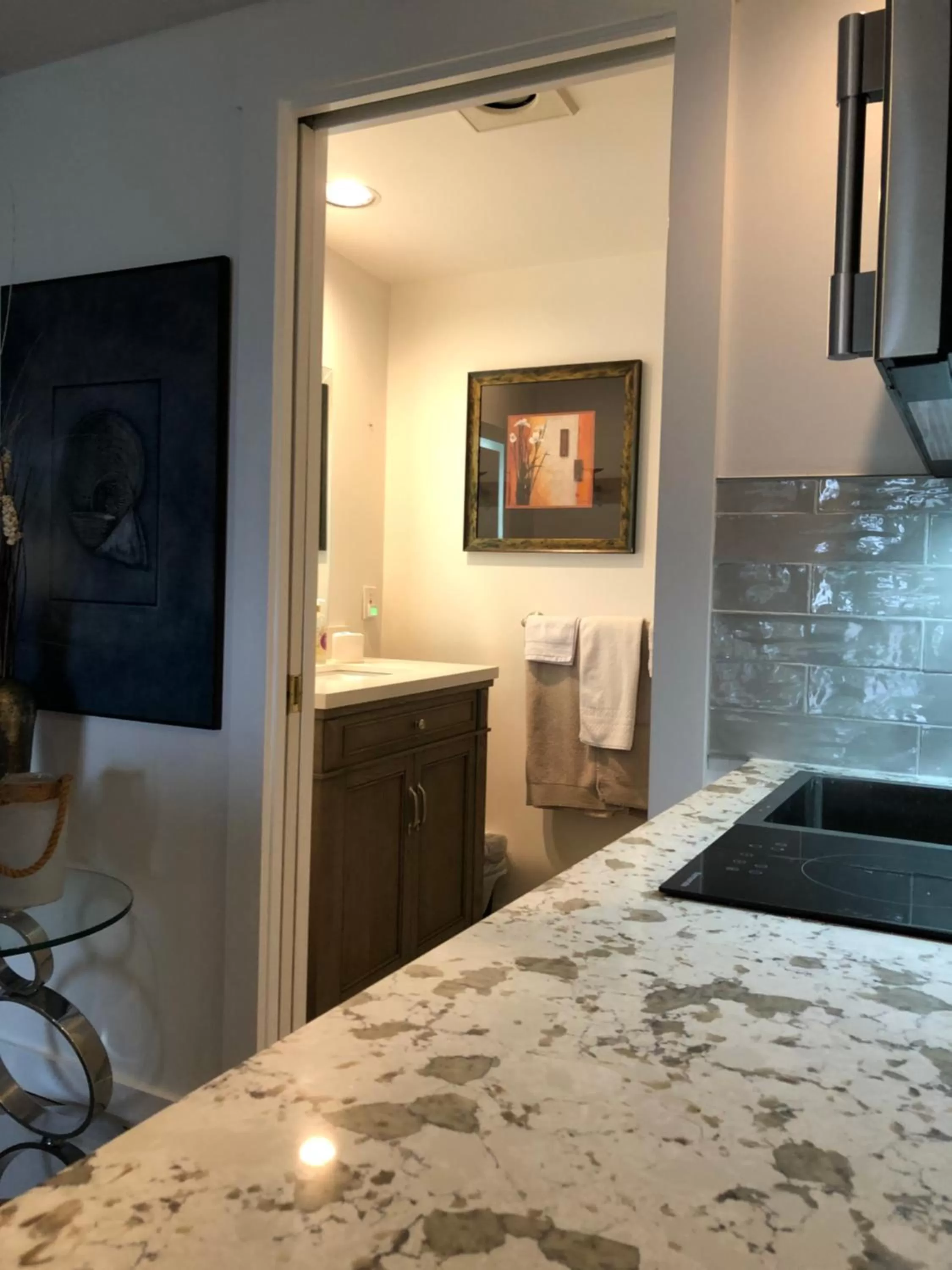 Bathroom in Qualicum Breeze Beach Resort