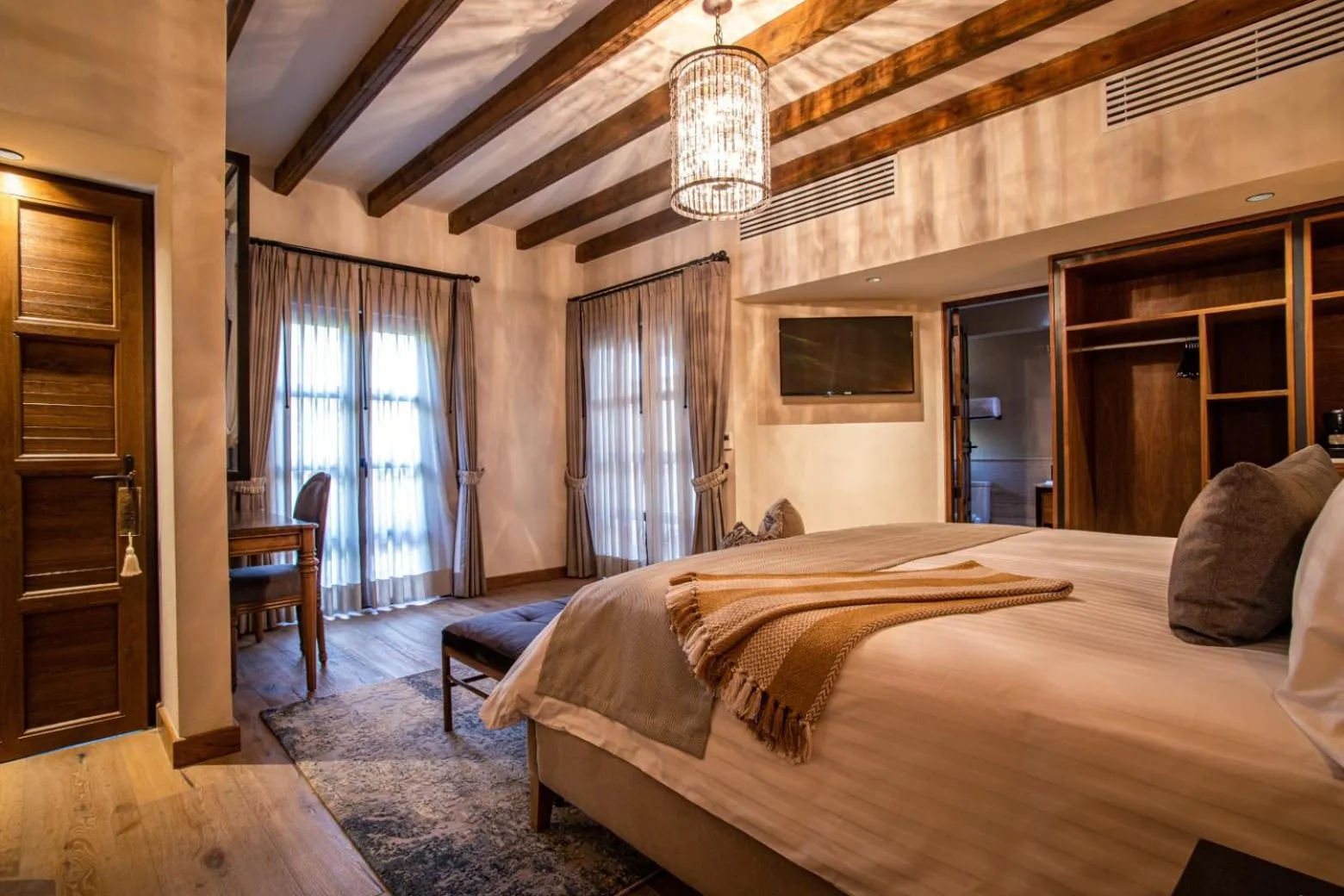 Bed in Hotel Apapacho Boutique