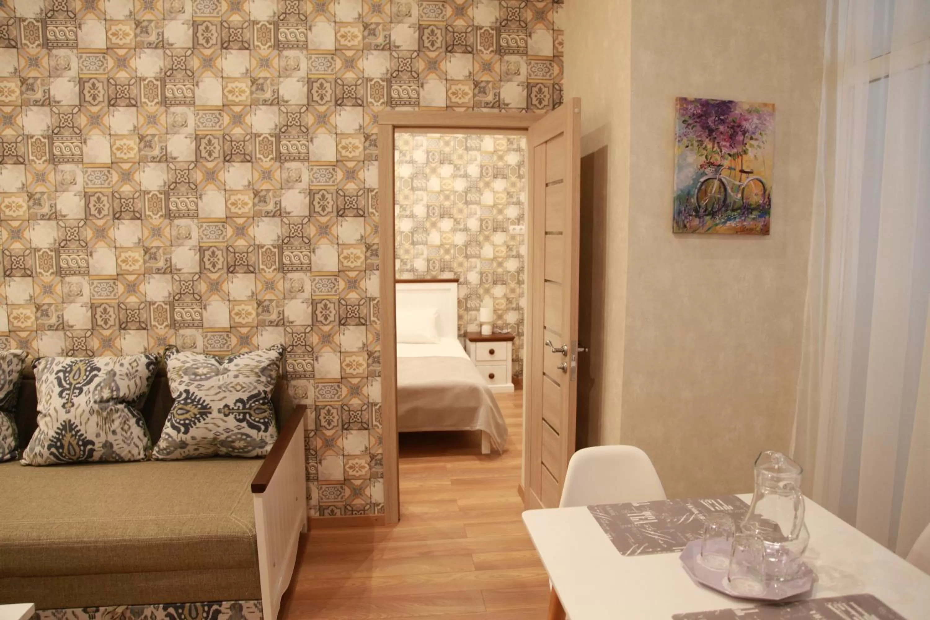 Bed in WINE & ROSE BOUTIQUE HOTEL