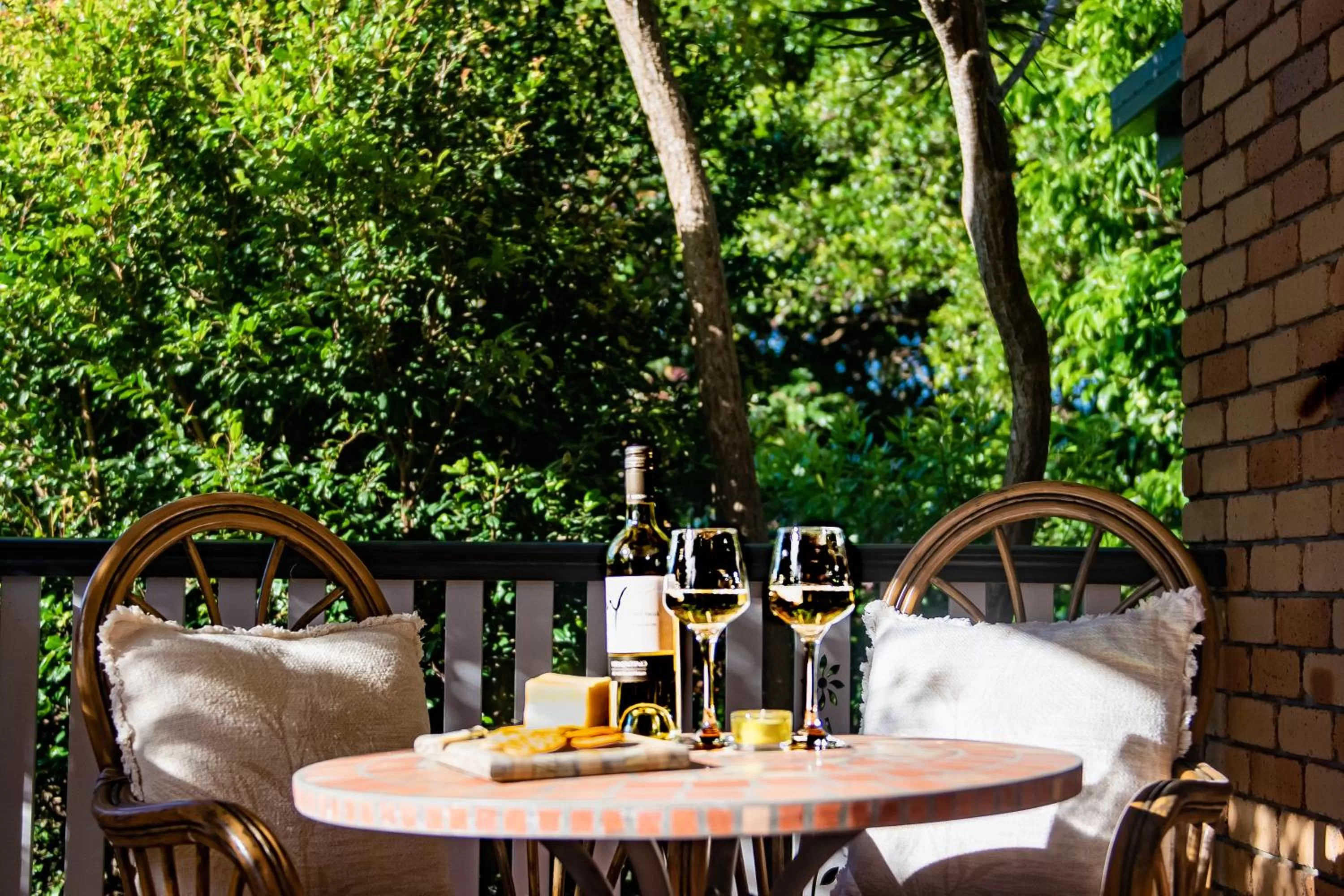 Patio in Mountain Sanctuary B&B