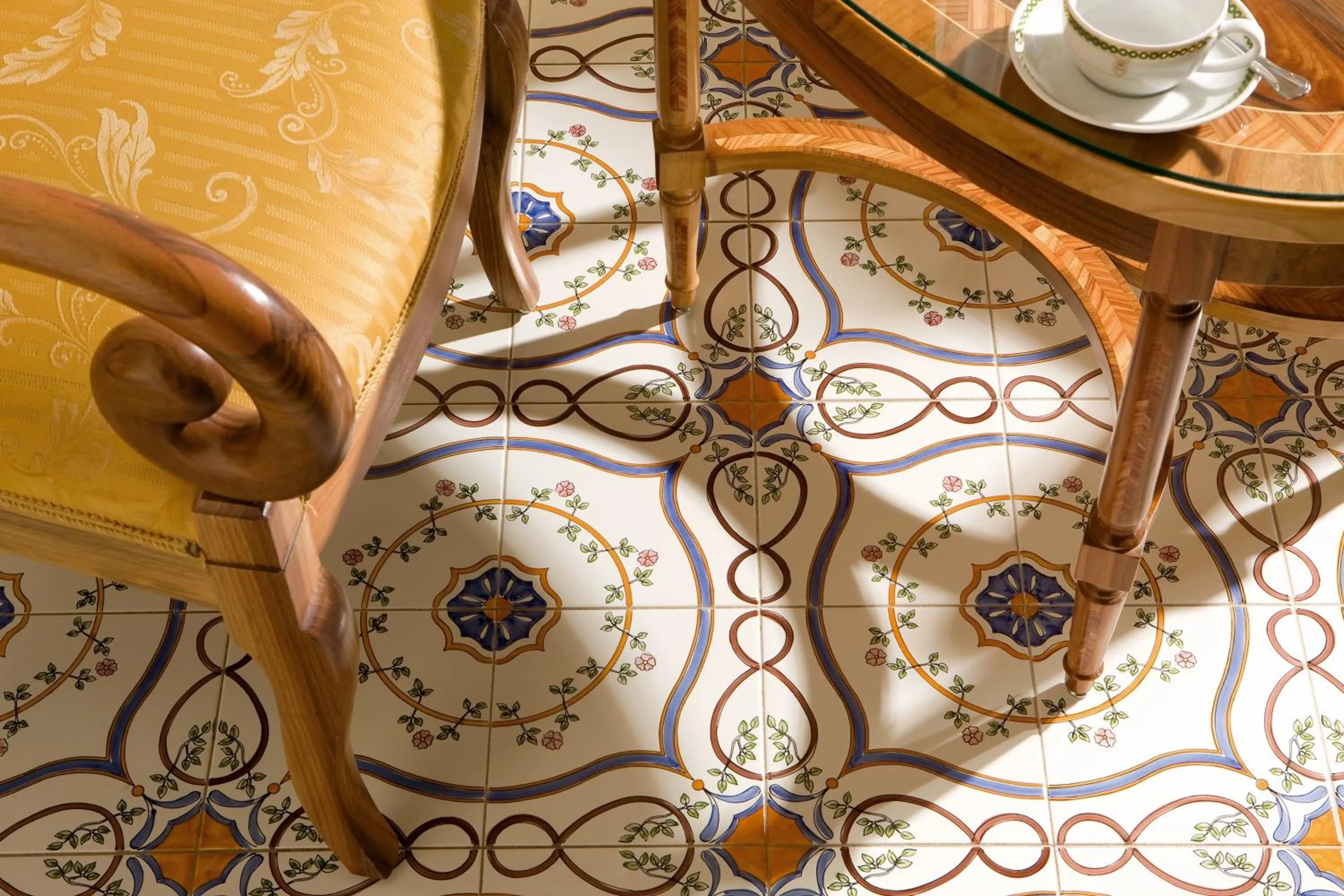 Decorative detail in Grand Hotel de la Ville