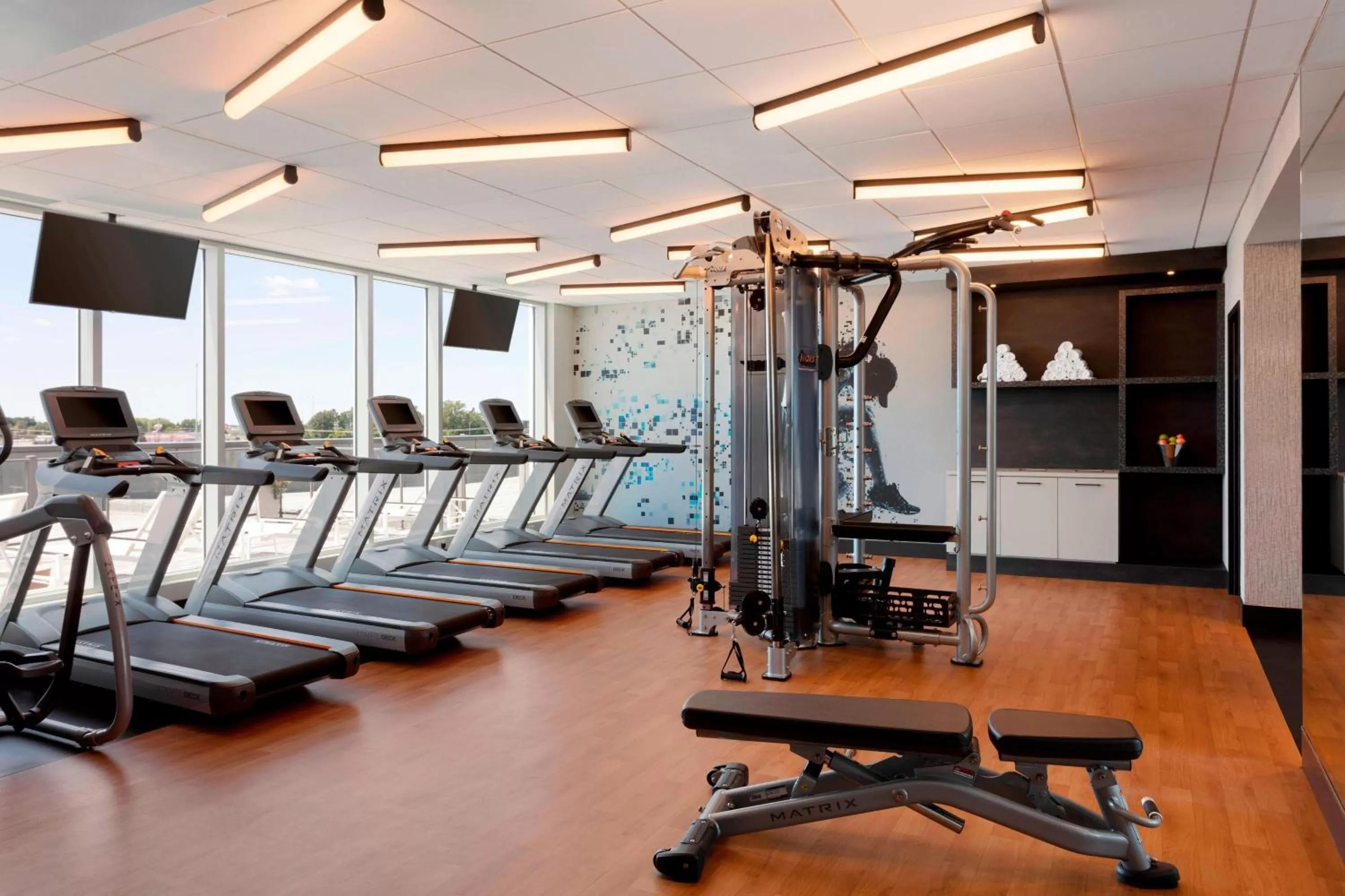 Fitness centre/facilities in Sheraton Saint-Hyacinthe Hotel