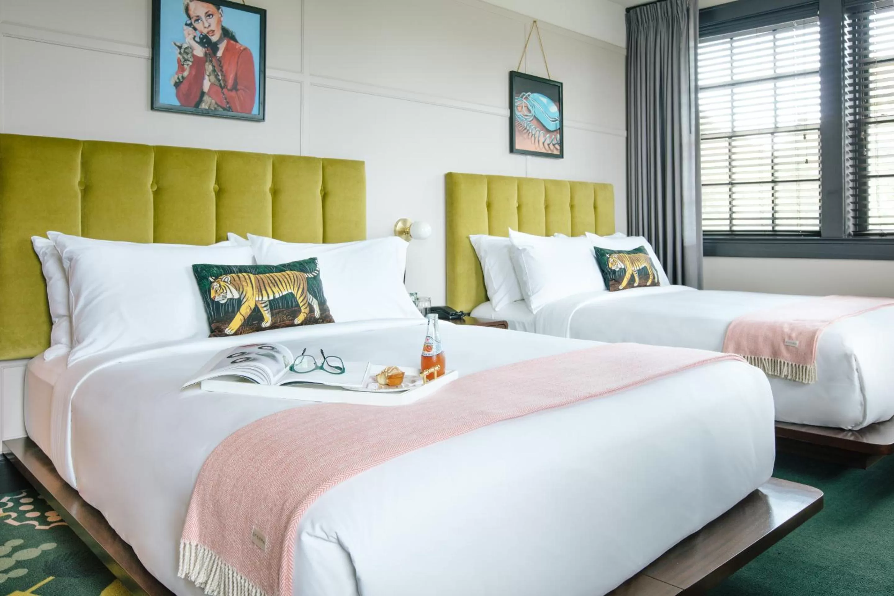 Bed in Hotel Clermont Atlanta, by Oliver